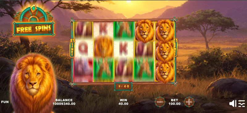 Golden Lion: Wheel of Fortune by Zillion main design