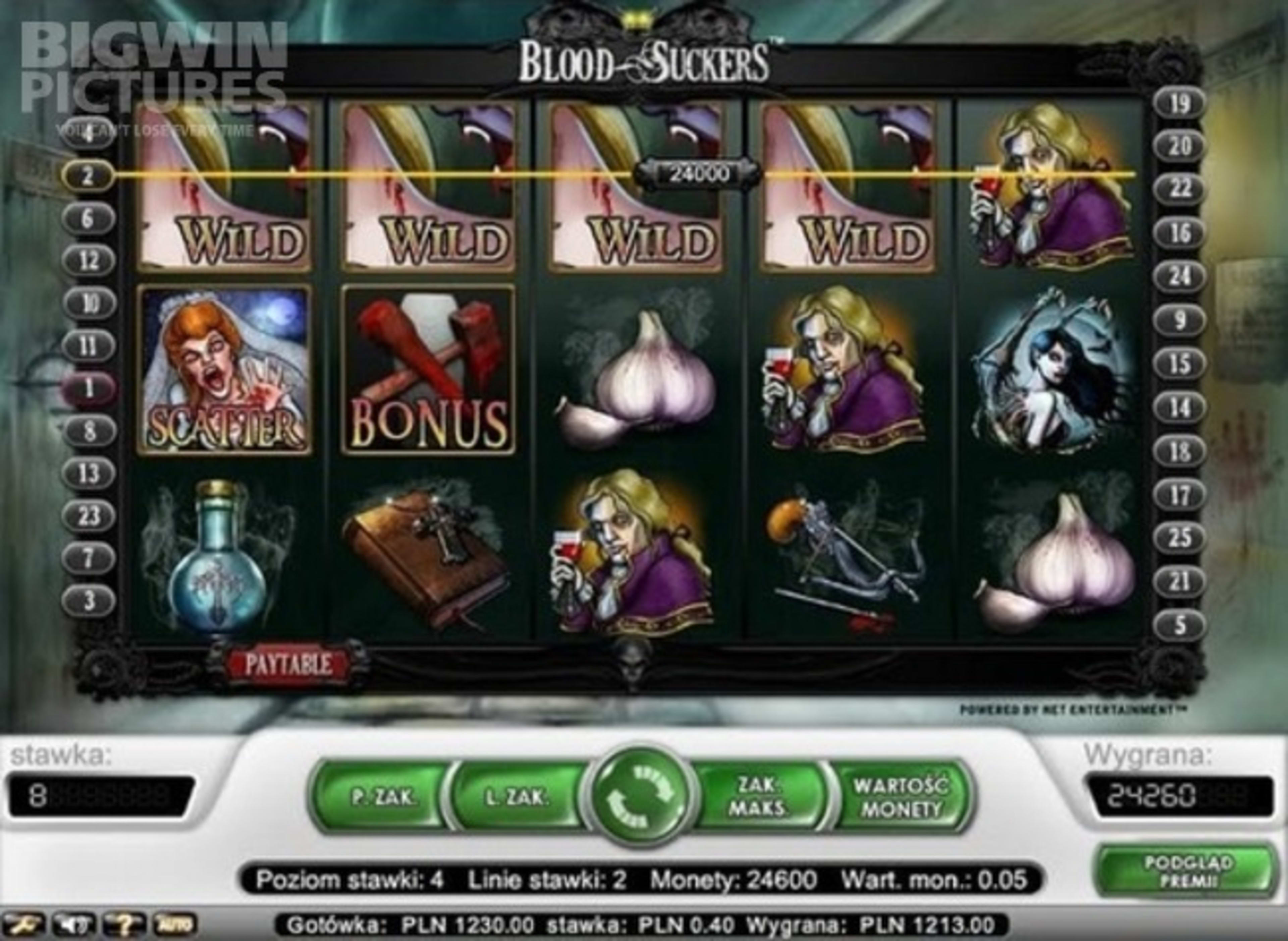 Blood suckers slot lines