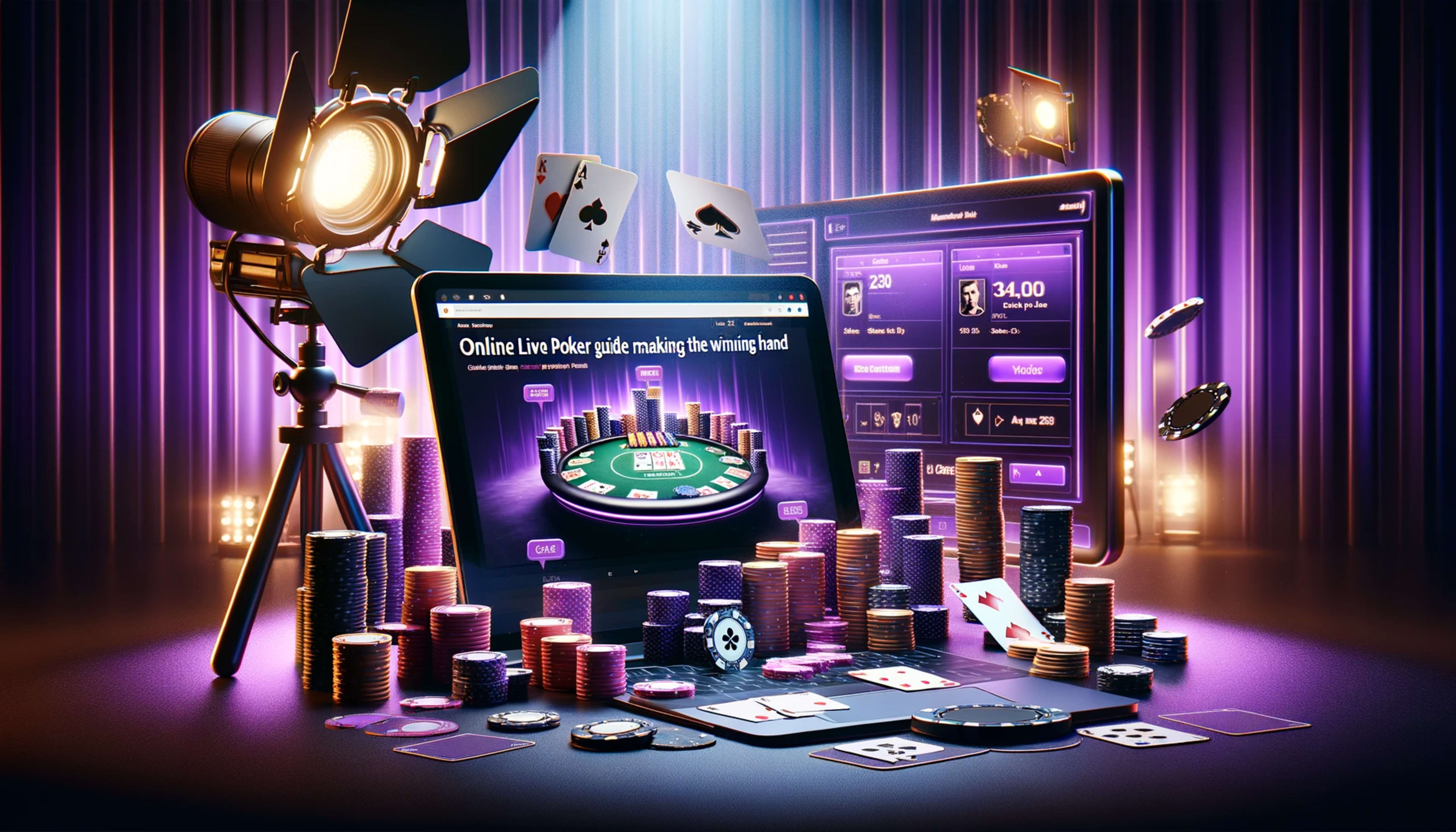 Online Live Poker Guide for Making the Winning Hand image