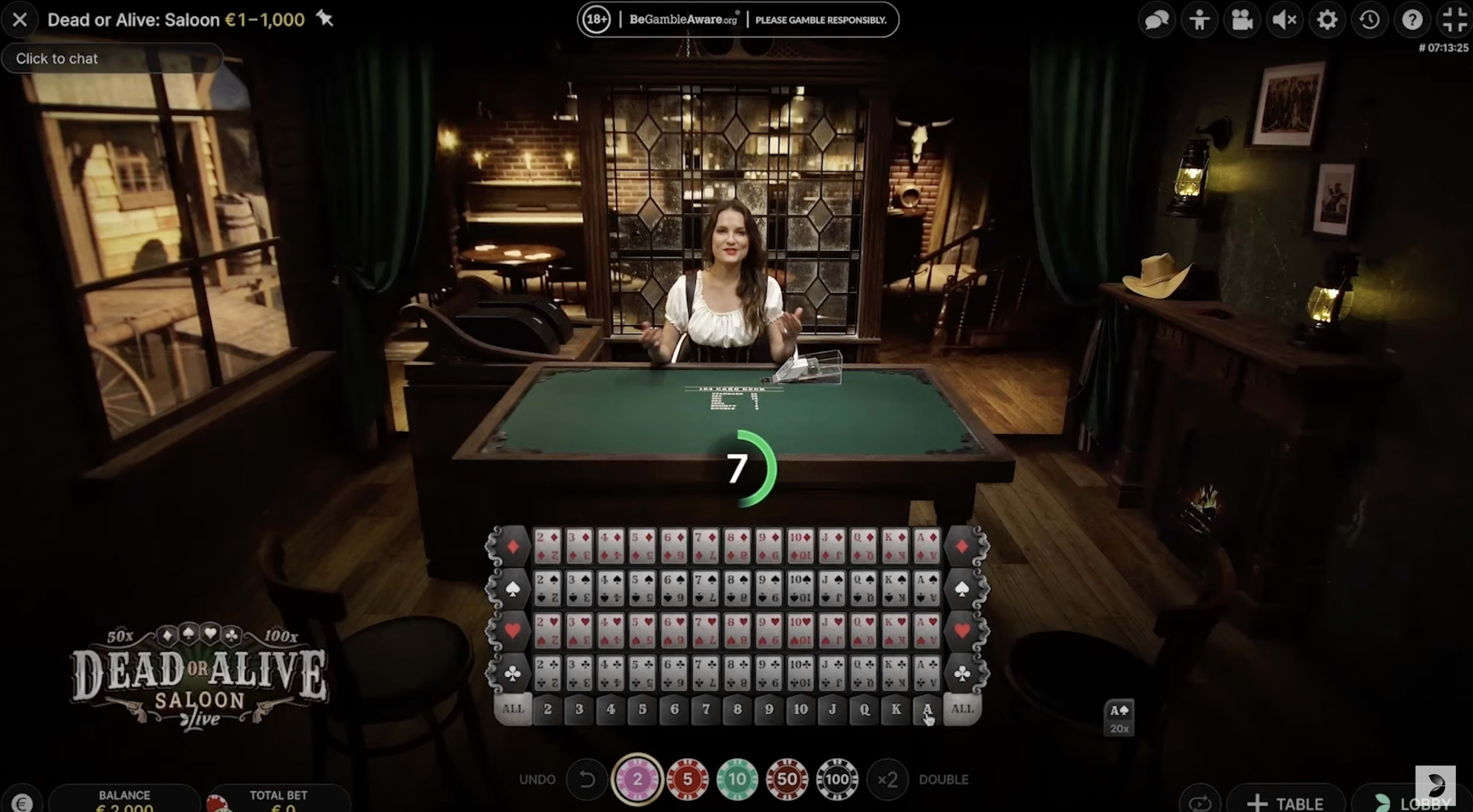 Live Dead or Alive Saloon Features and Bonus Rounds