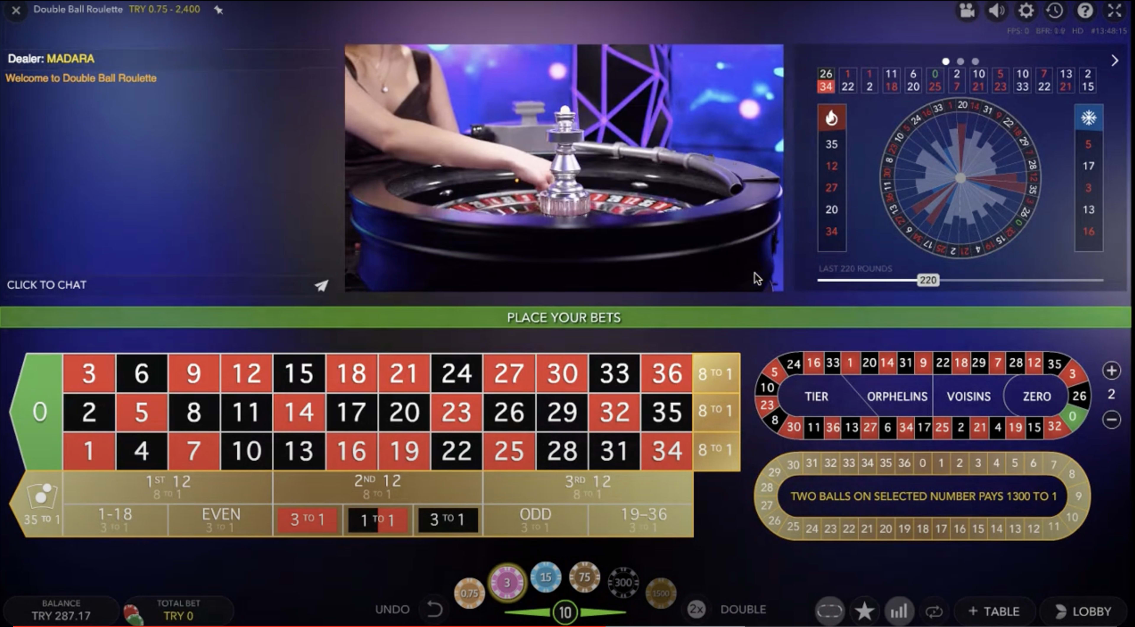 Big Wins at Evolution Live Double Ball Roulette Live Casinos