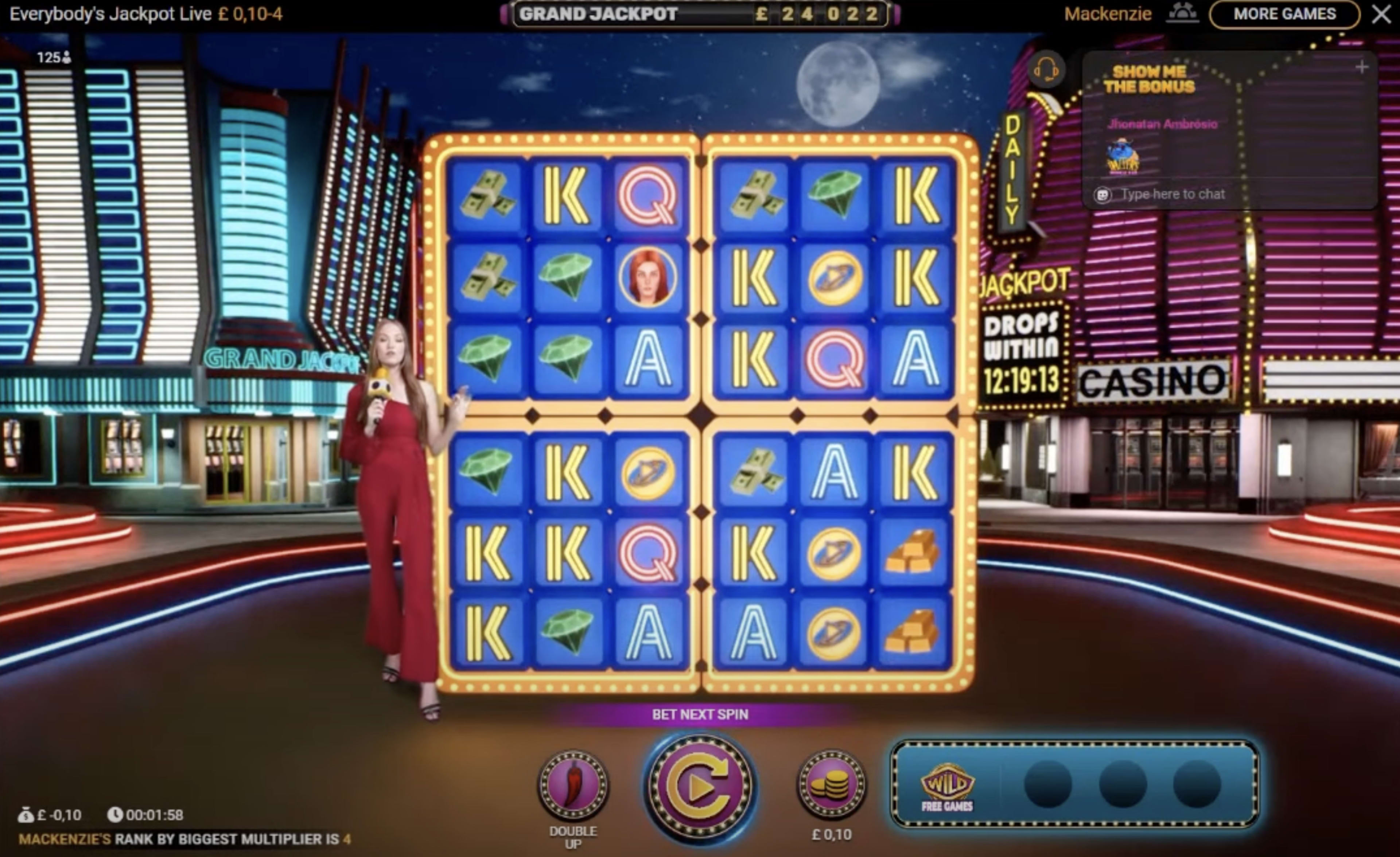 Everybody's Jackpot Features and Bonus Rounds