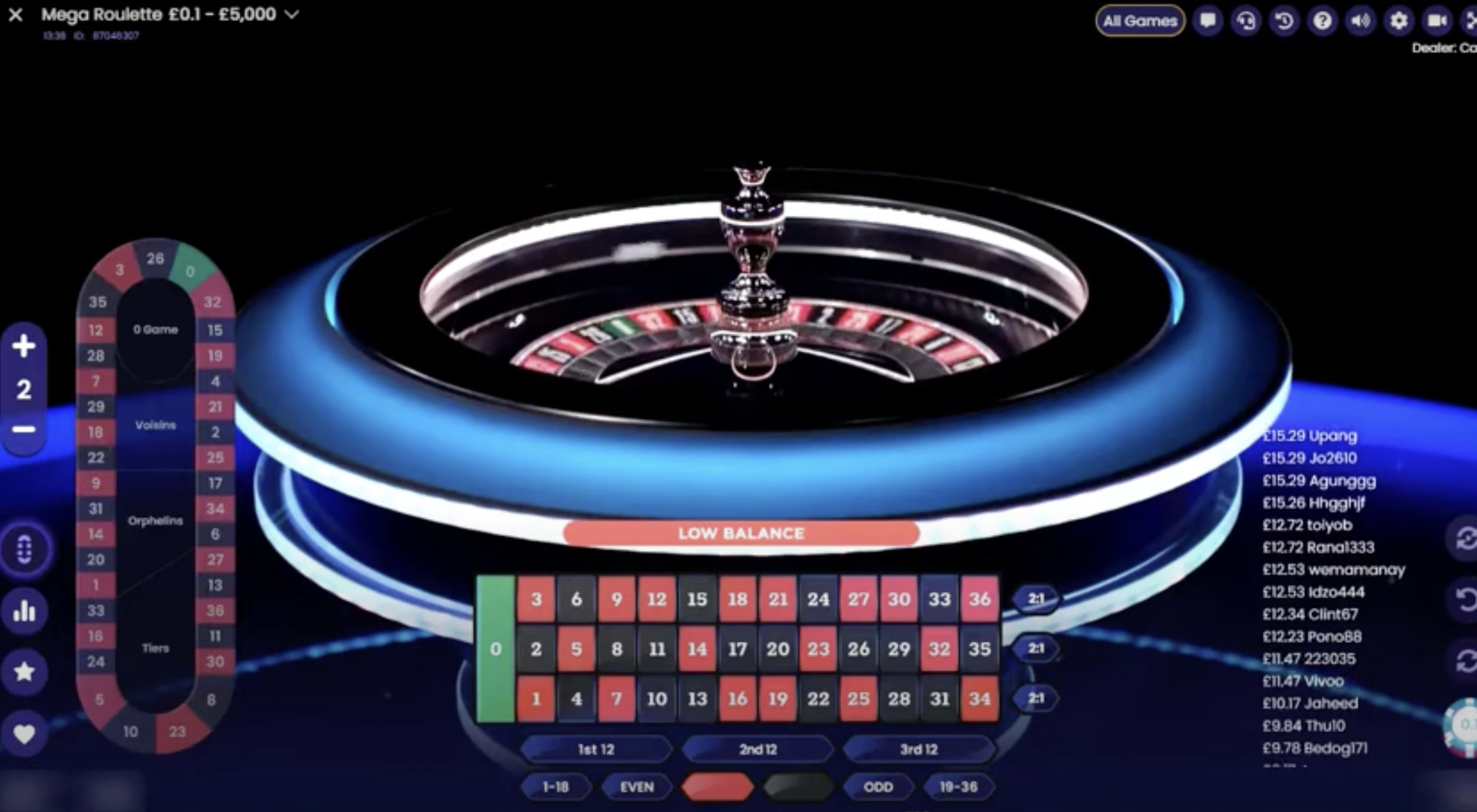 Strategies to win at Mega Roulette