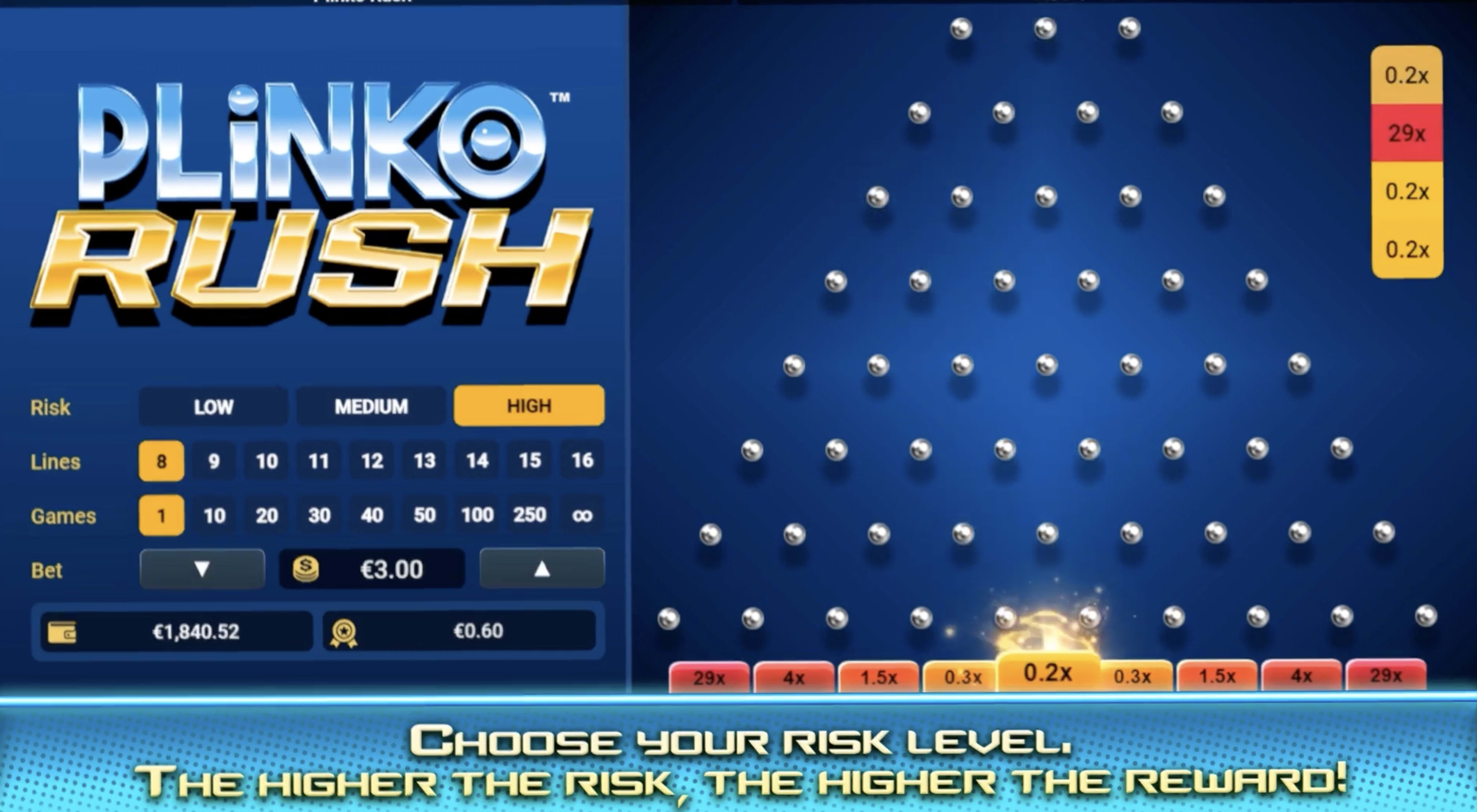 Review of Betsoft Plinko Rush