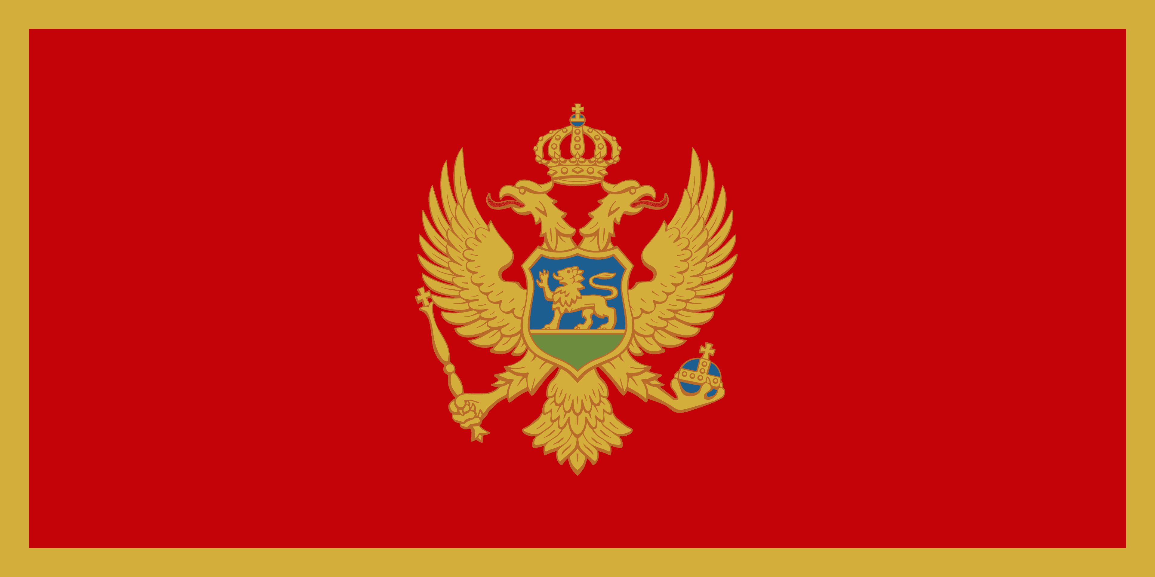 Crna Gora flag
