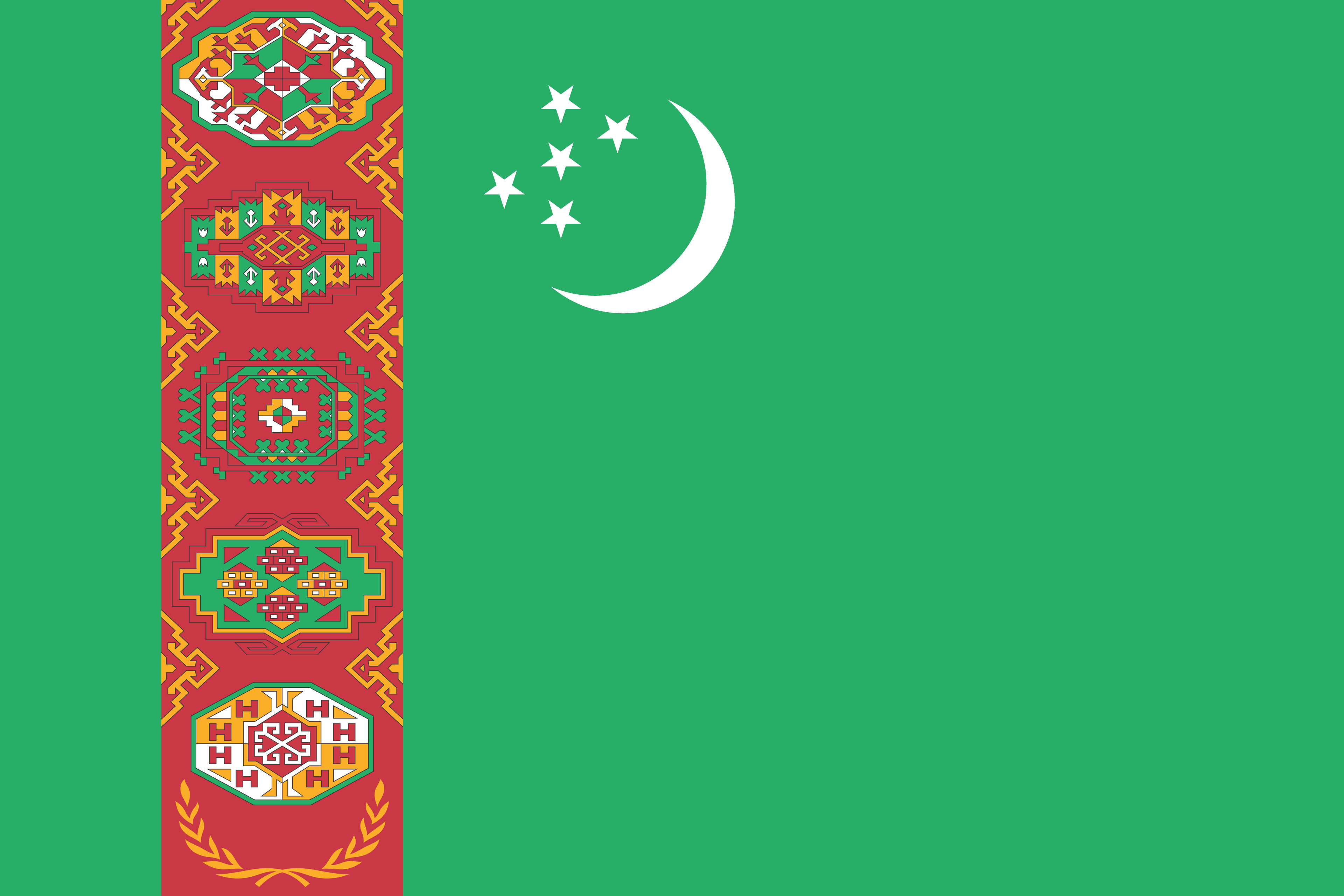 Turkmenistan flag
