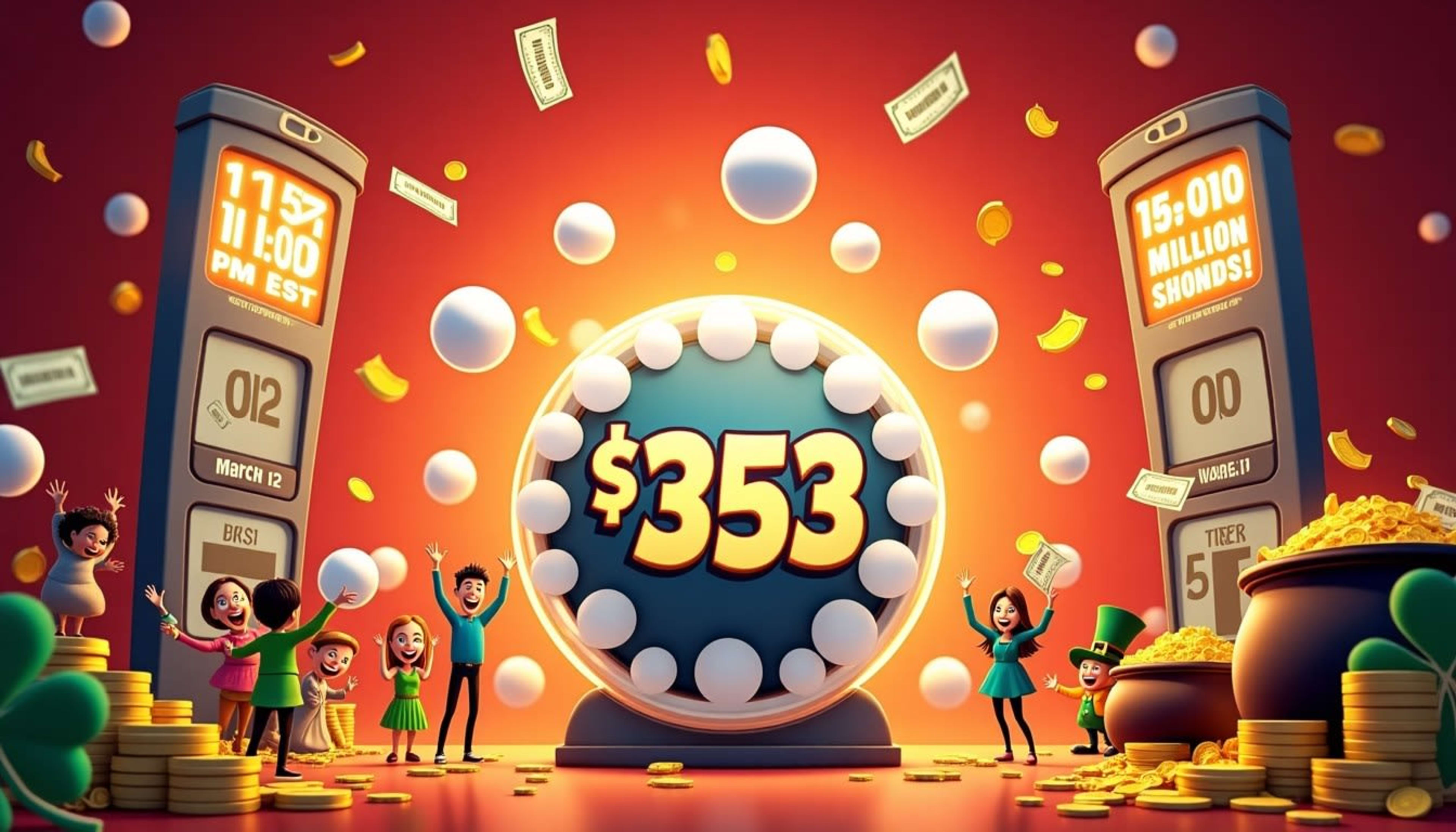 Powerball Jackpot Hits $353M: St. Patrick's Day Luck? image