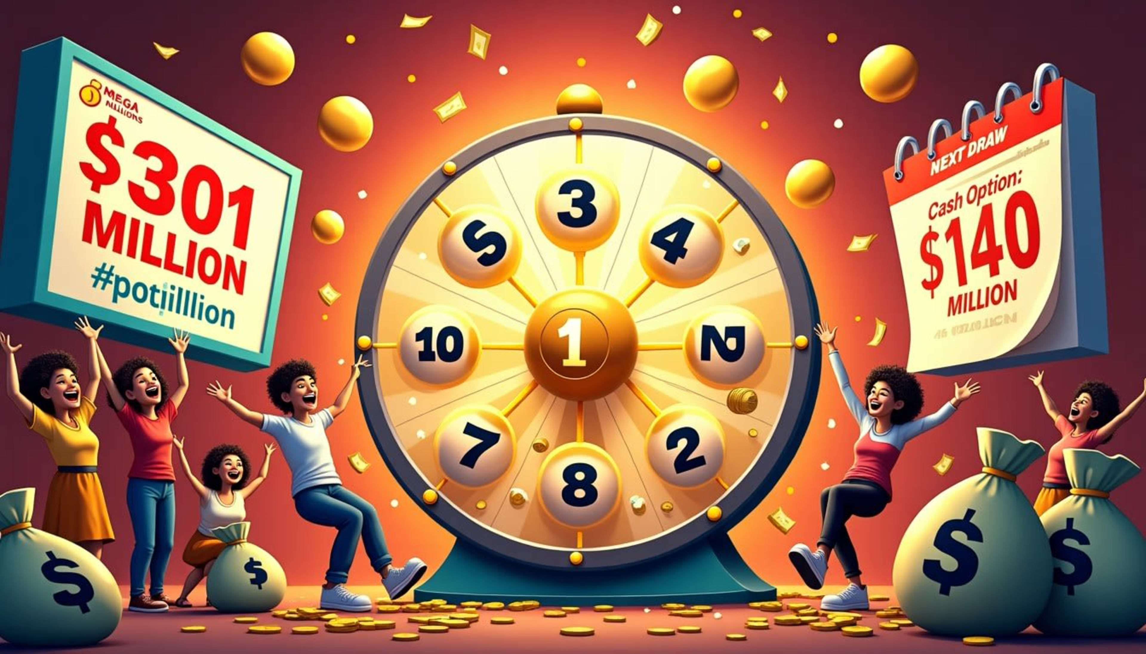 Mega Millions Soars to $301M for Tuesday's Draw image