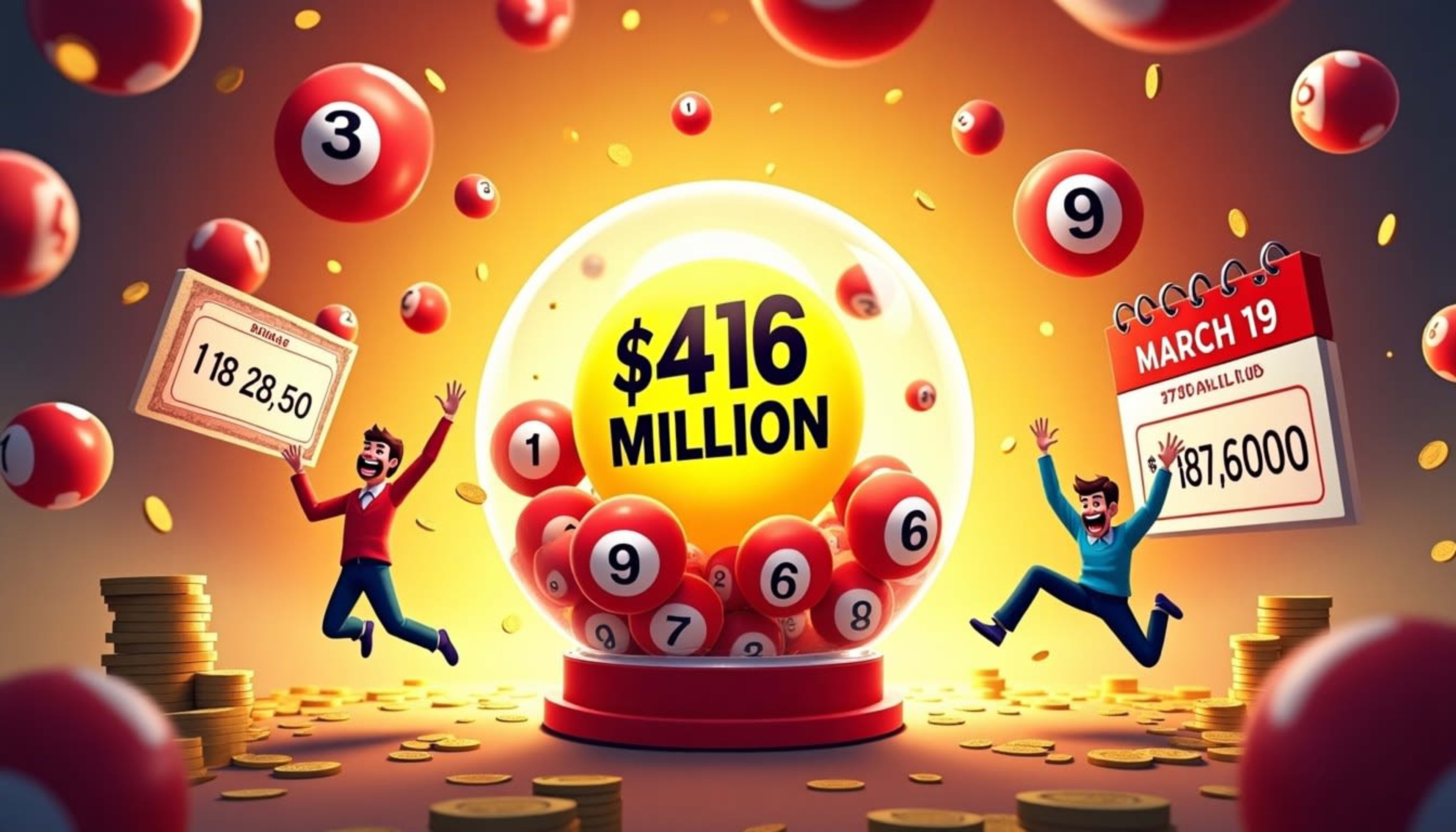 Powerball Jackpot Soars to $416M for Wednesday Draw image