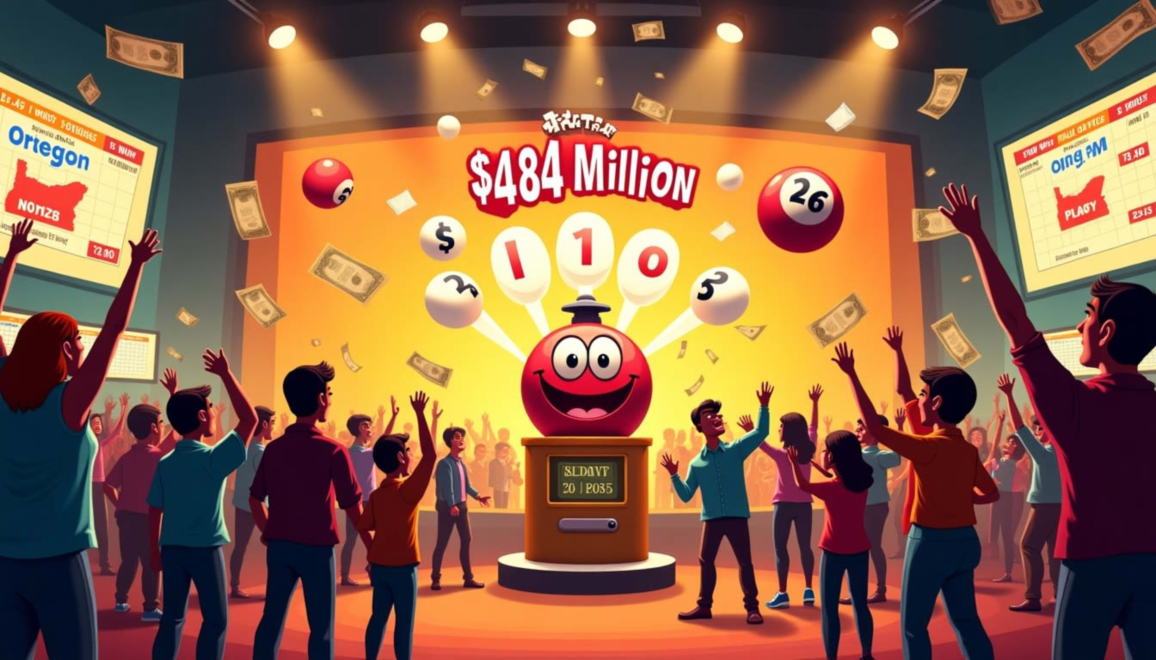 Powerball Soars to $484M: Wednesday's Draw Excitement image