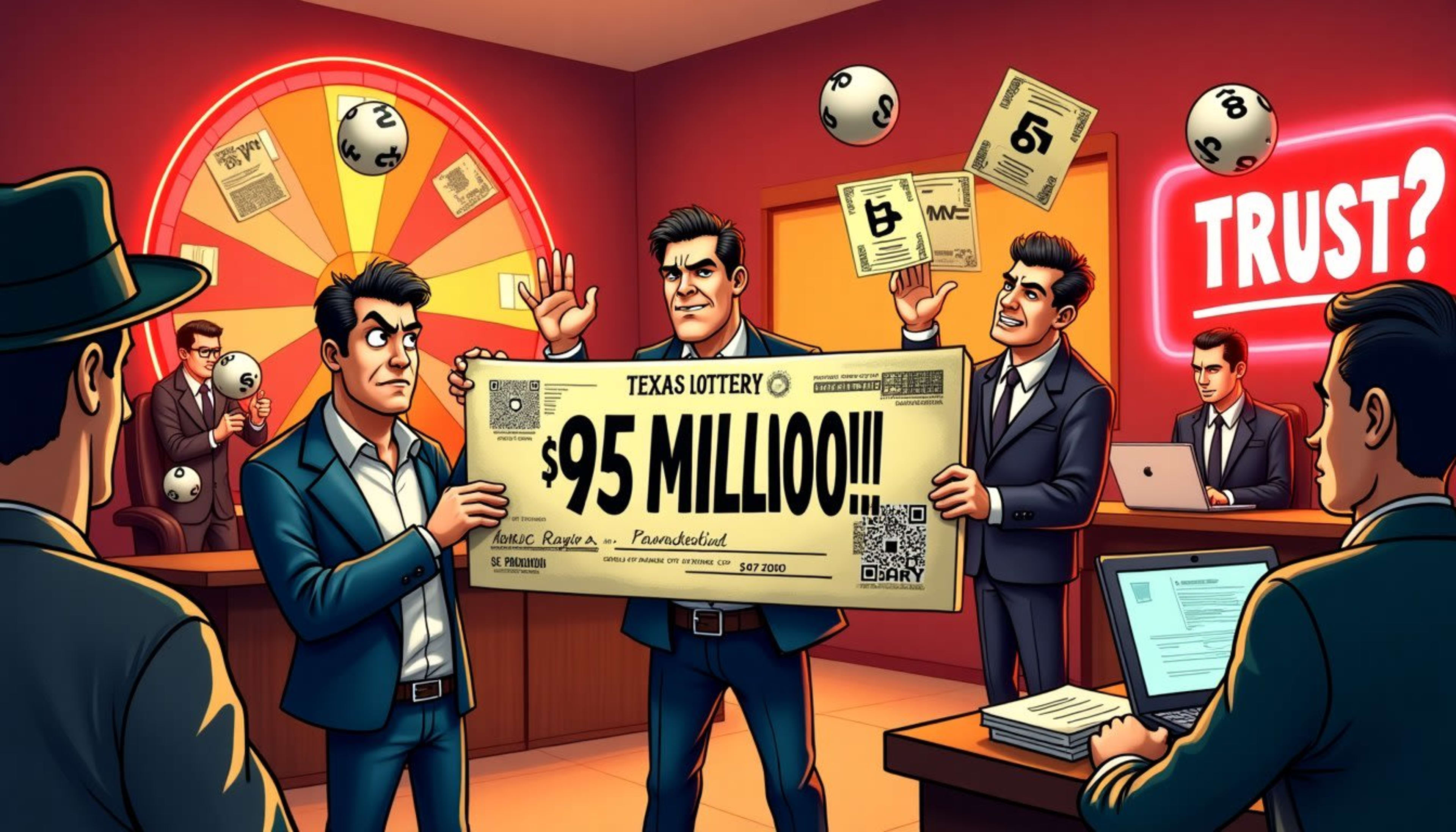 Texas Lottery Winner Sues Over $95M Jackpot Fraud image
