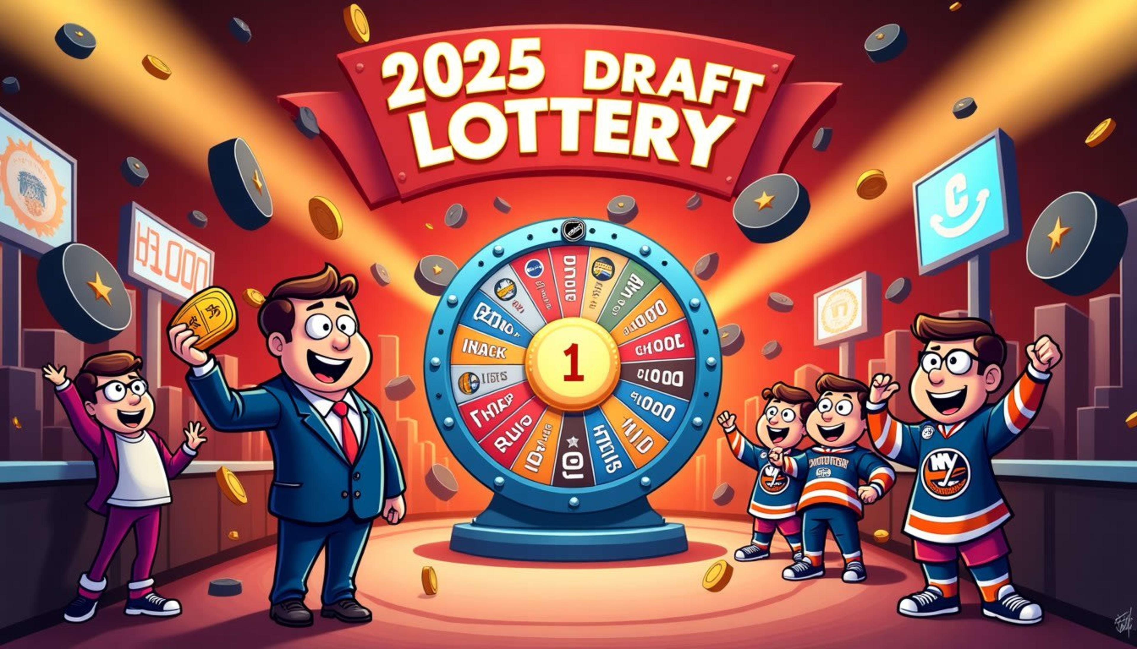 NHL Draft Lottery Goes Live: Islanders Secure Top Pick image