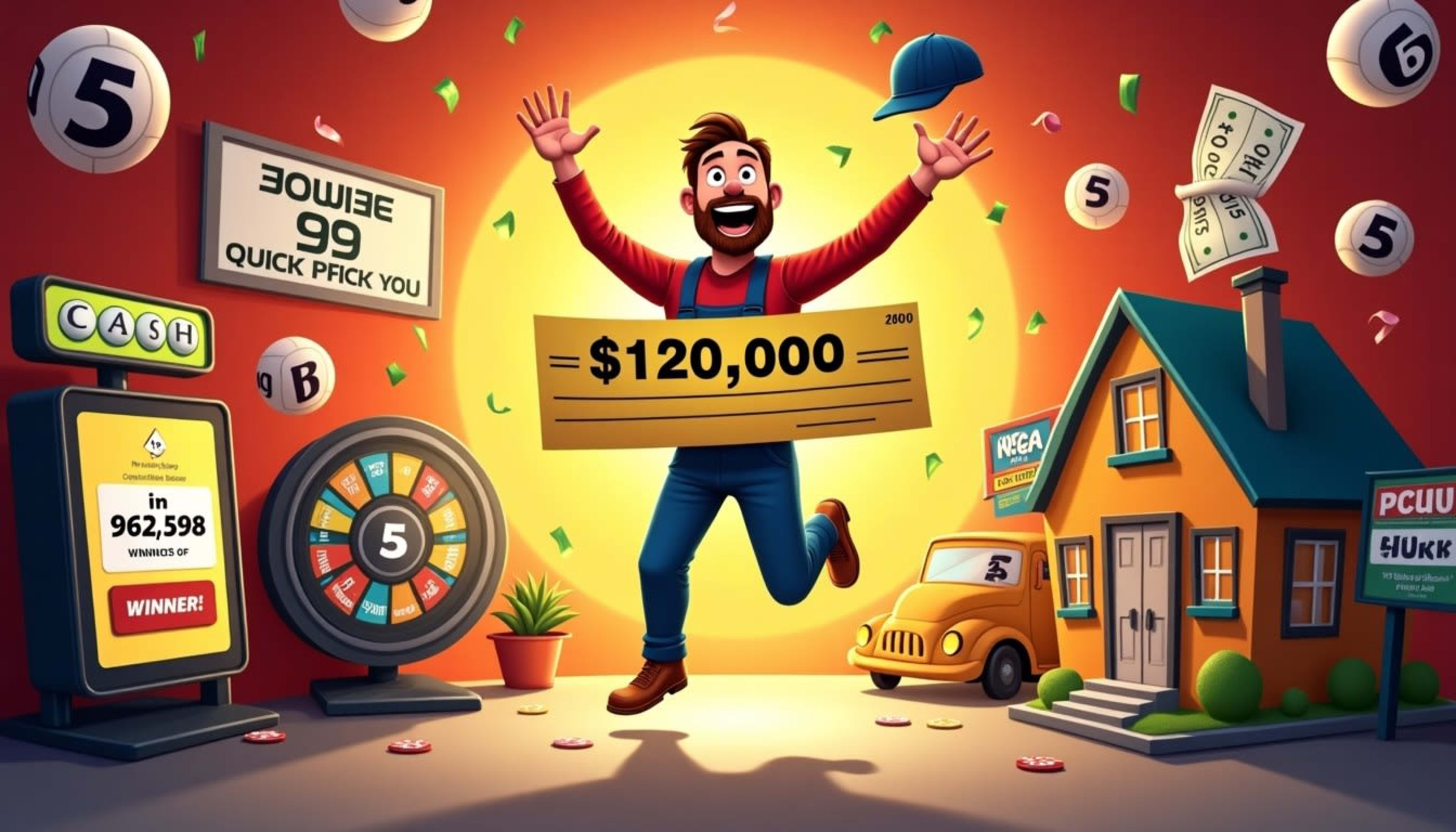 Truck Driver's $120K Lottery Win: A Digital Success image