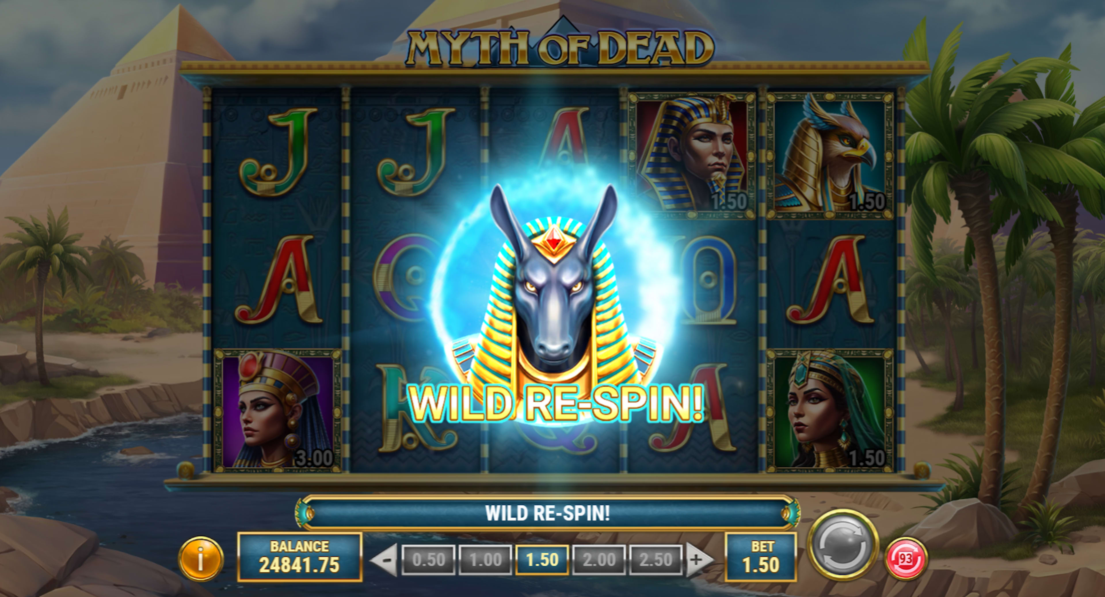 Wild Scatter symbol appearing during base game.