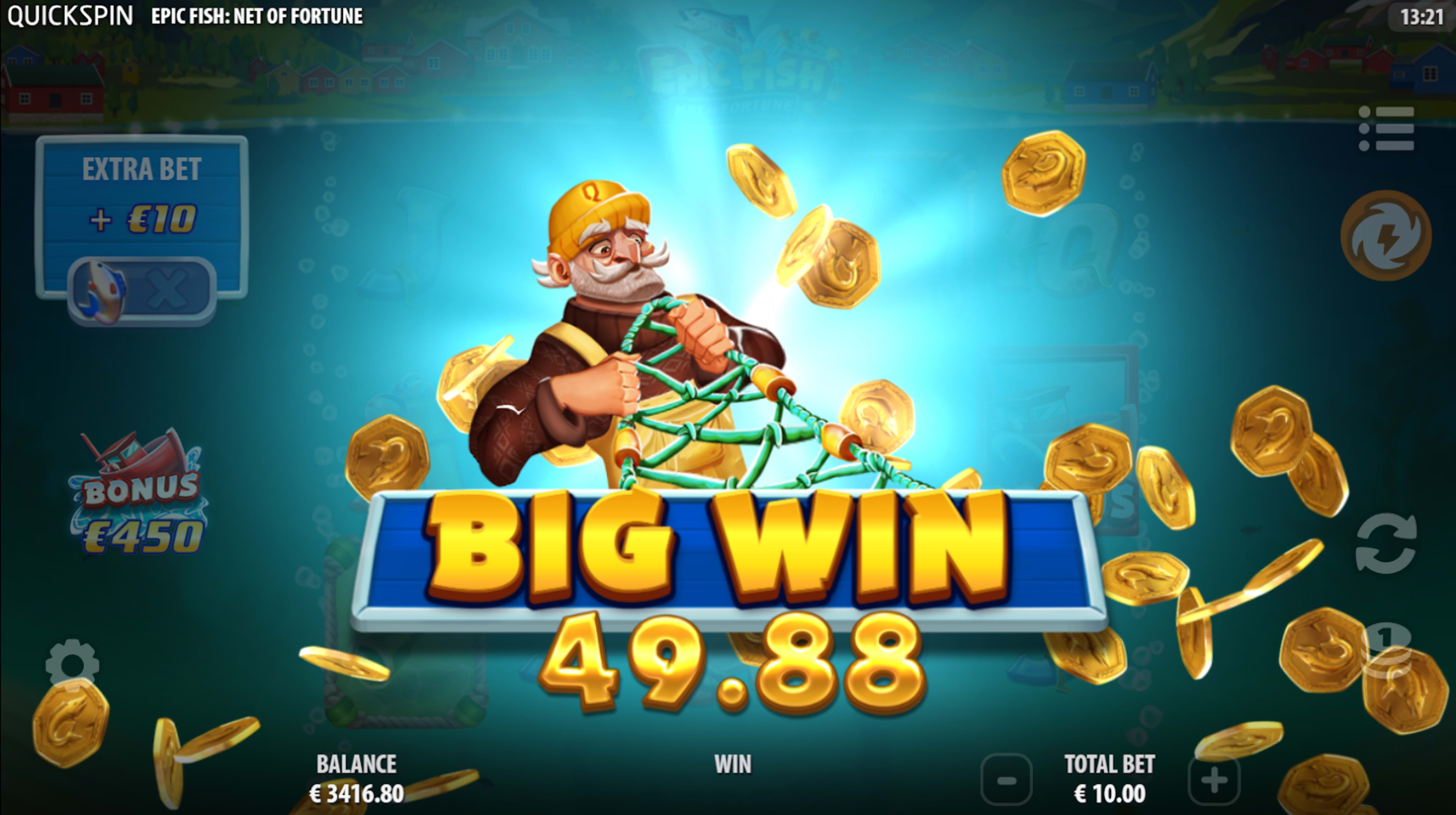 Big win triggered with multiple Money symbols and multipliers.