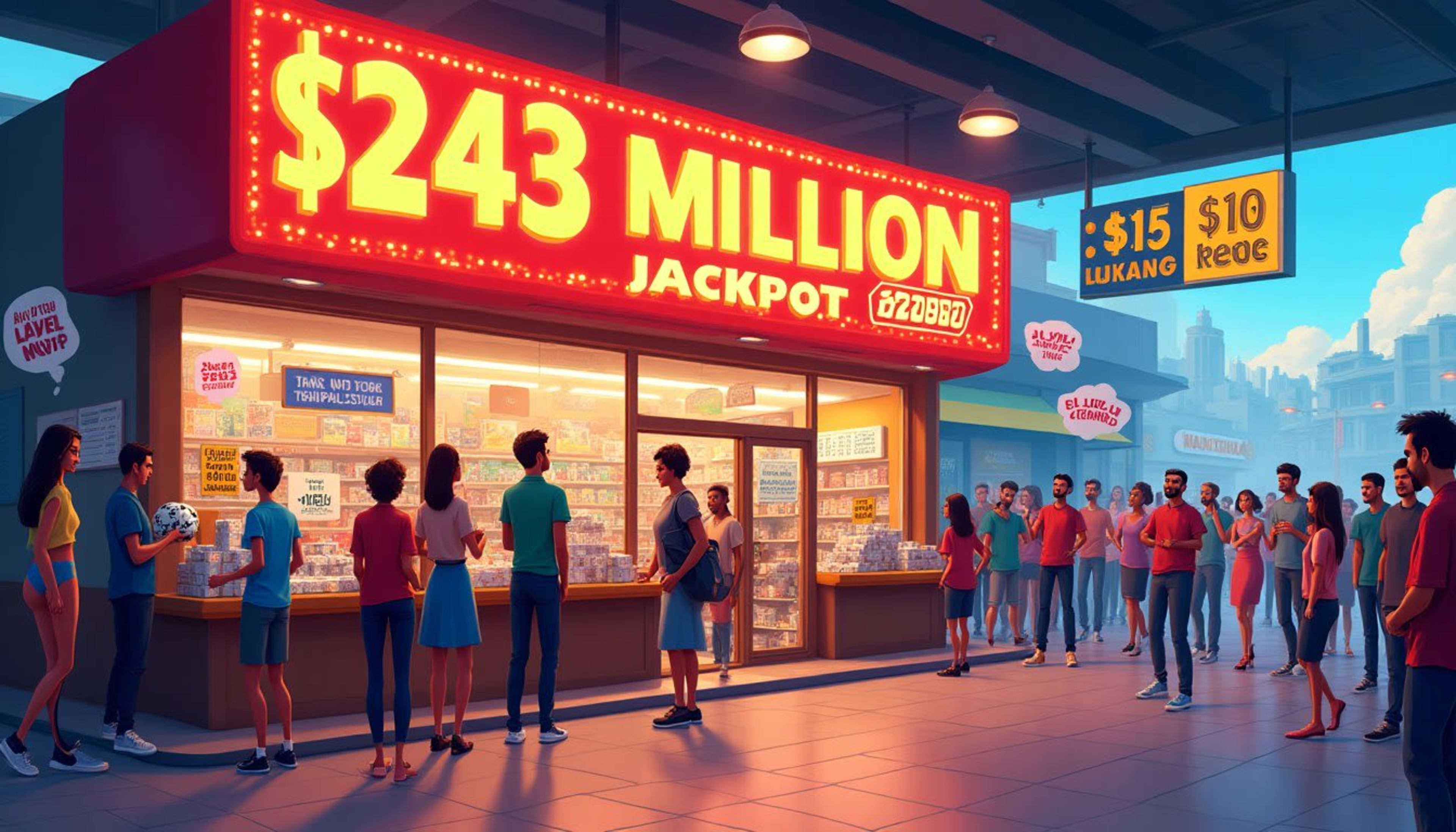 Mega Millions Jackpot Soars to $243 Million image