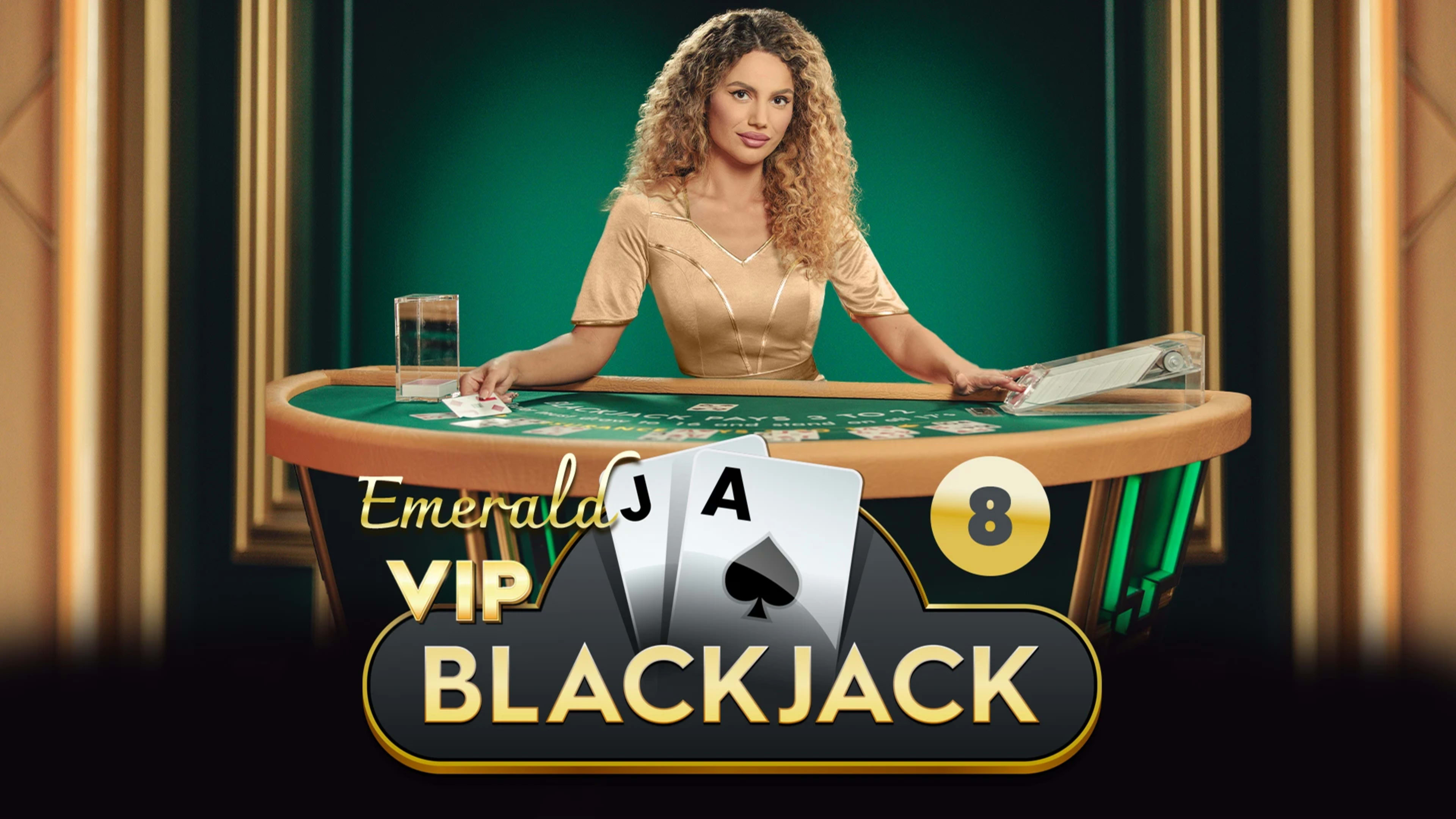 Live VIP Blackjack Emerald