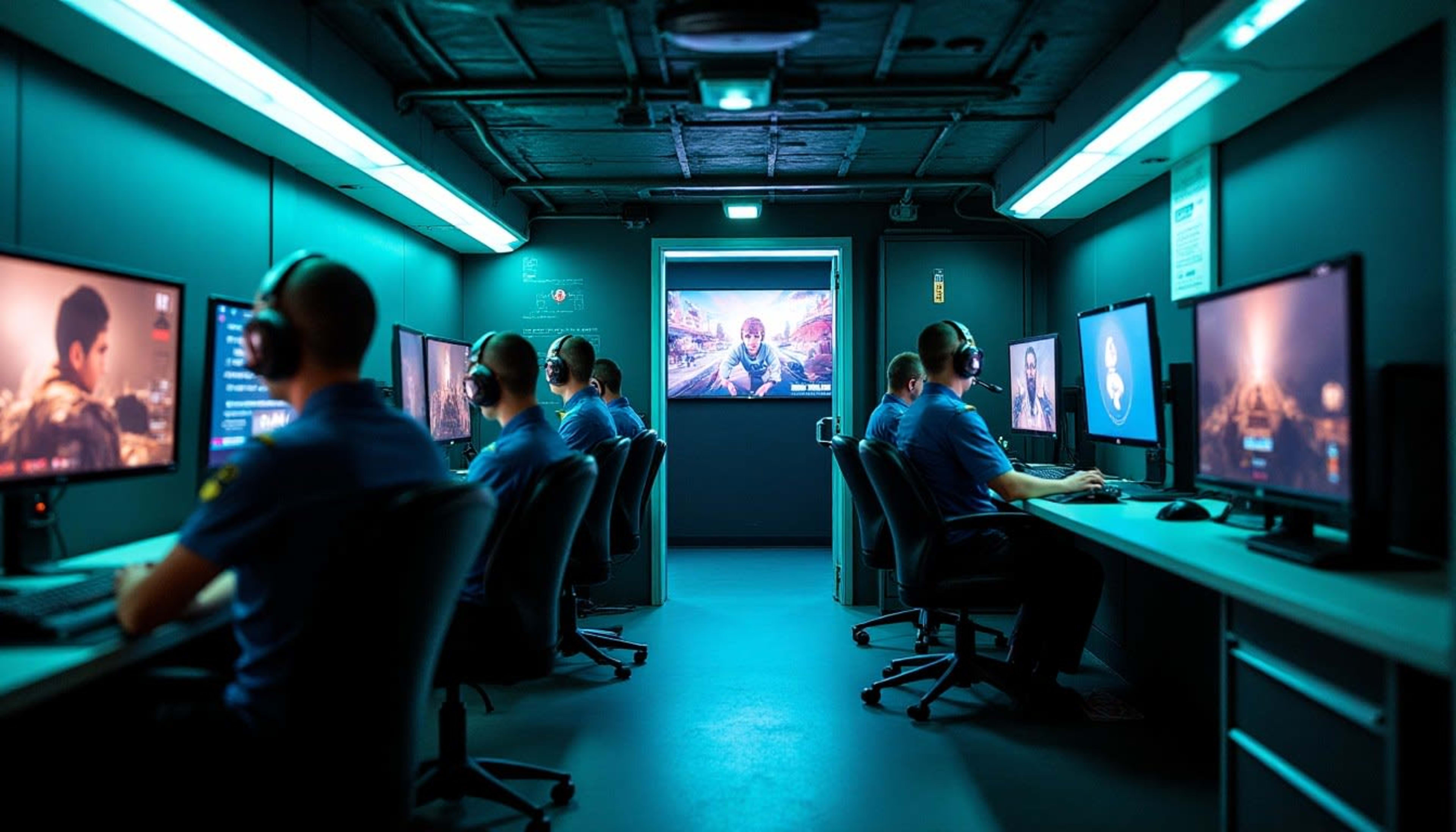 HMS Prince of Wales Unveils High-Tech Gaming Suite image