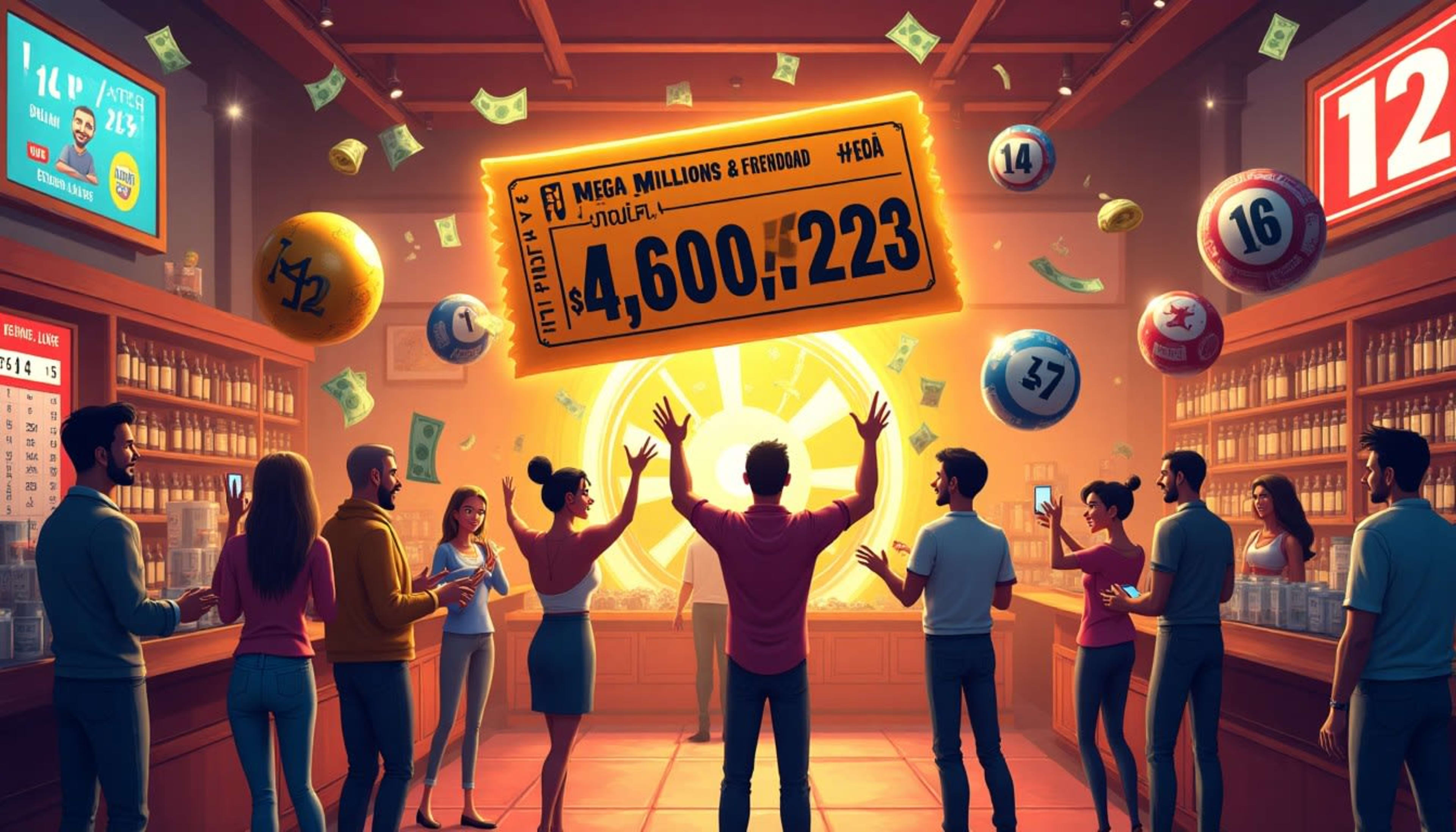 Mega Millions Soars: $4.6M Win and $182M Jackpot image