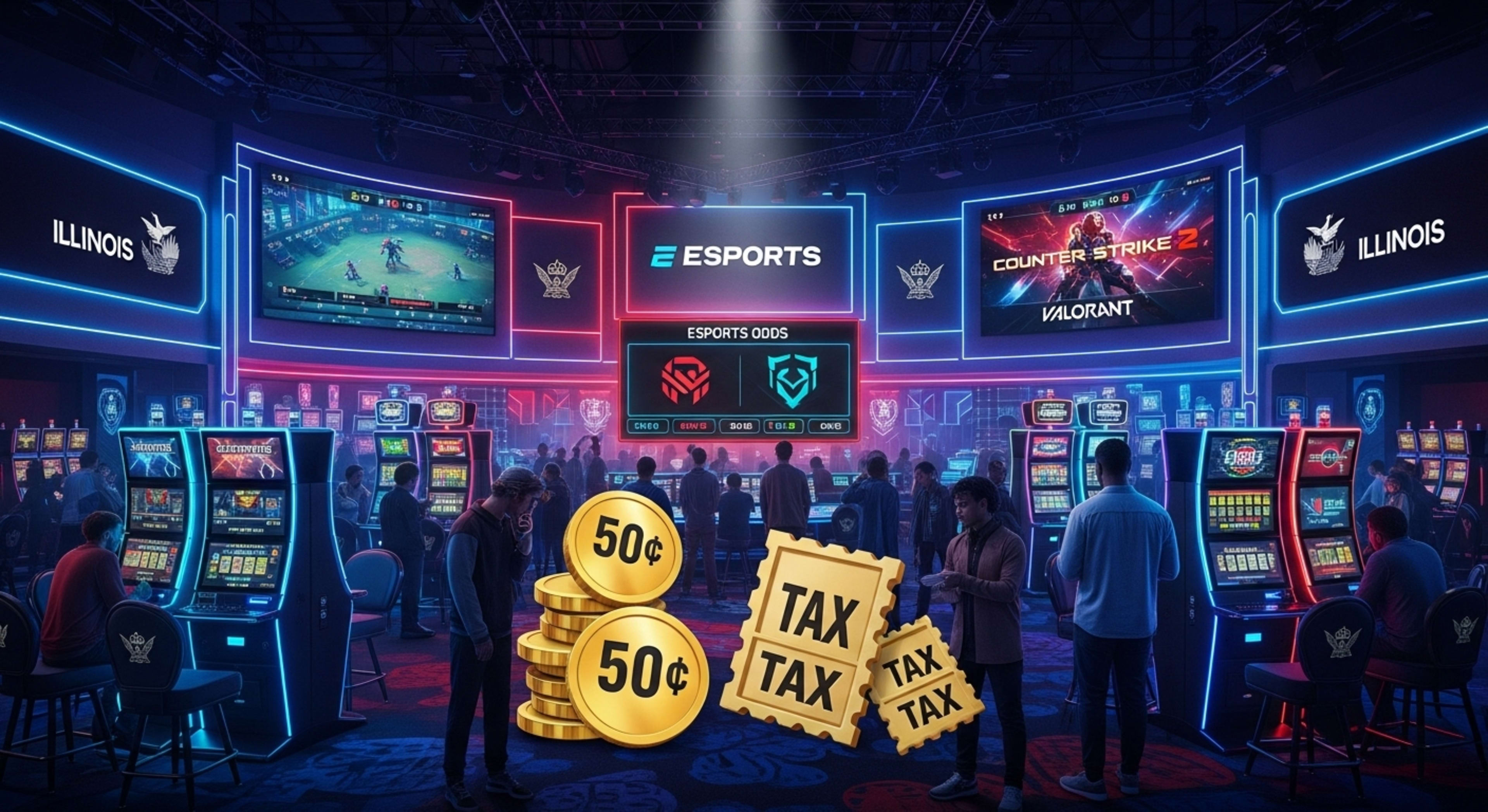 Illinois Imposes New Tax on Esports Betting