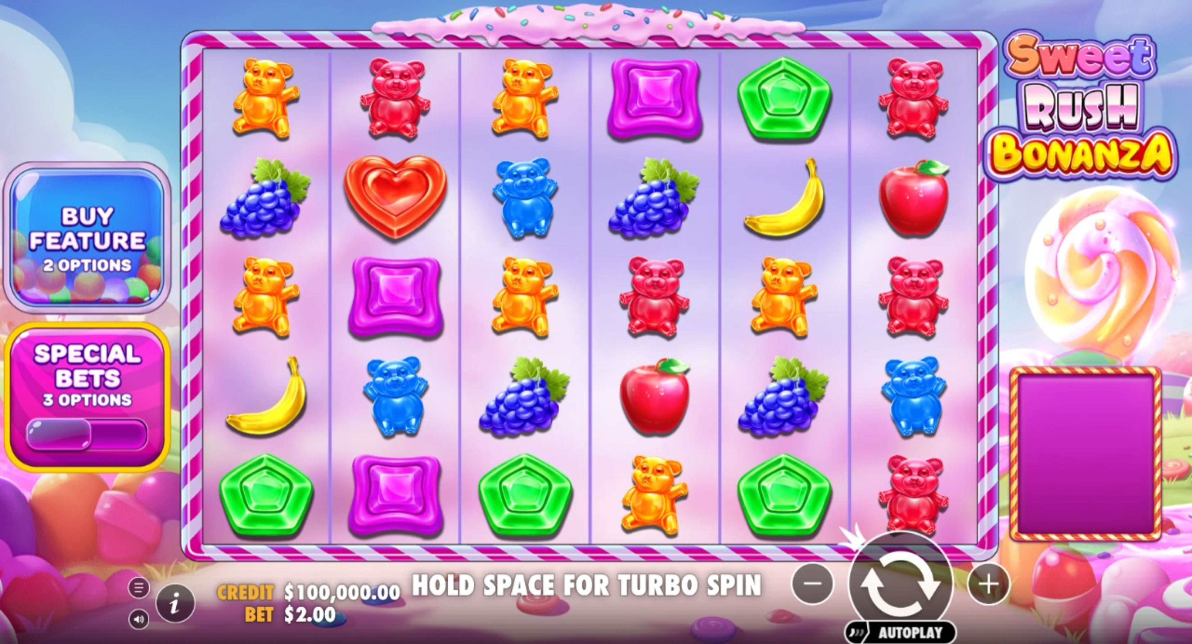 Sweet Rush Bonanza embraces a vibrant candy theme