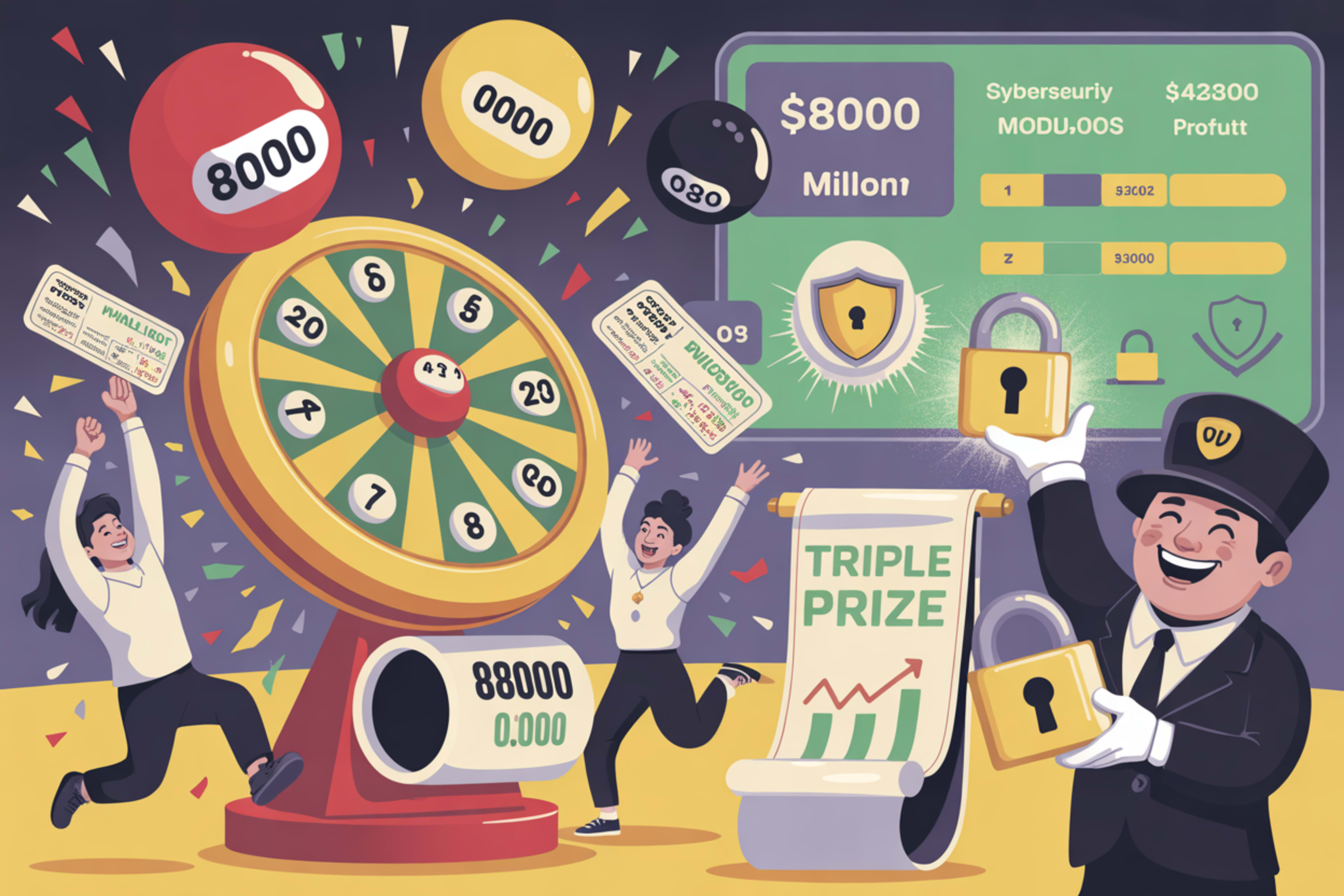 U.S. jackpots hit $800M while operators like MUSL and Brightstar prioritize cybersecurity