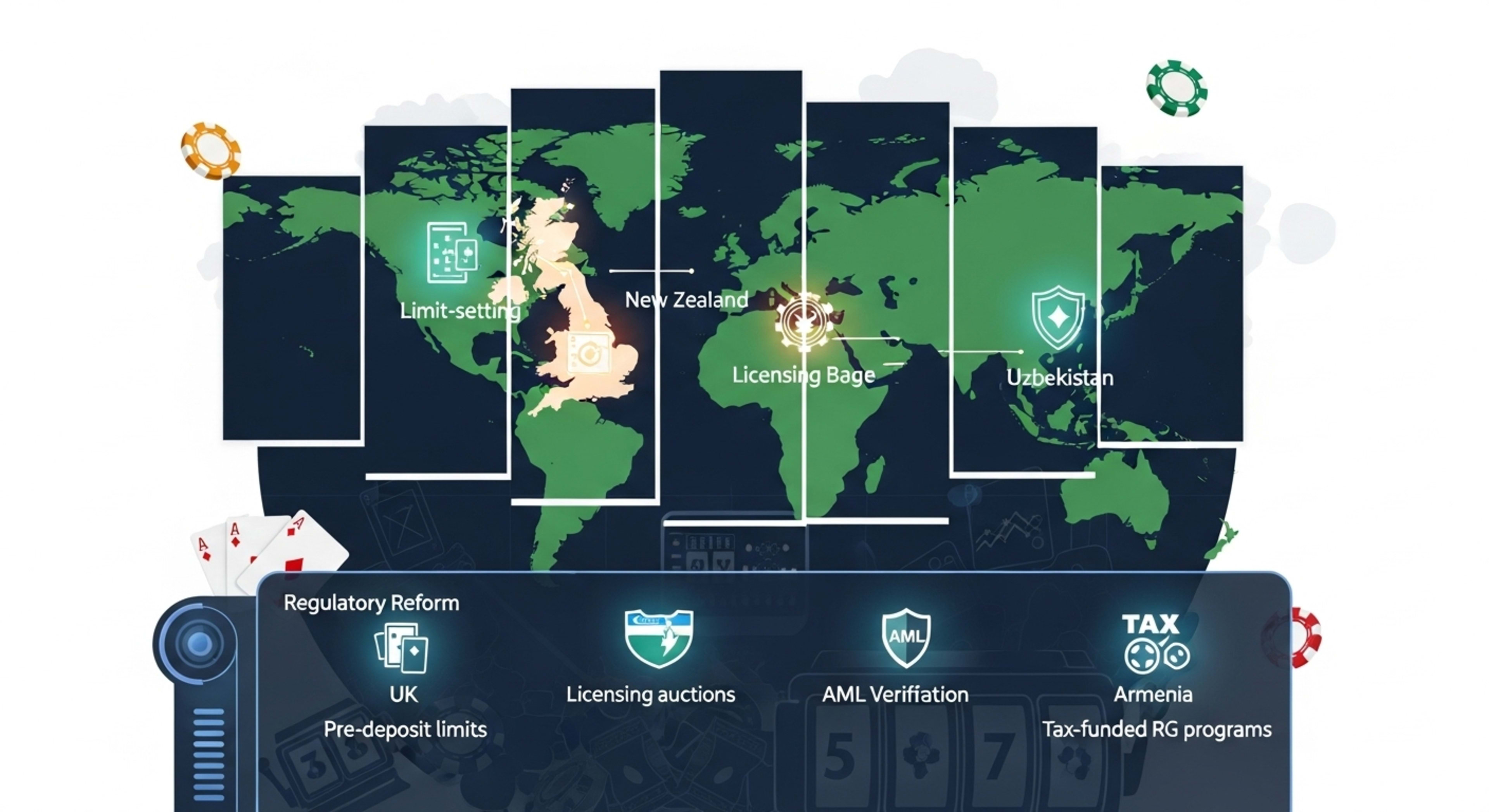 Global Regulators Advance New Casino Licensing Frameworks