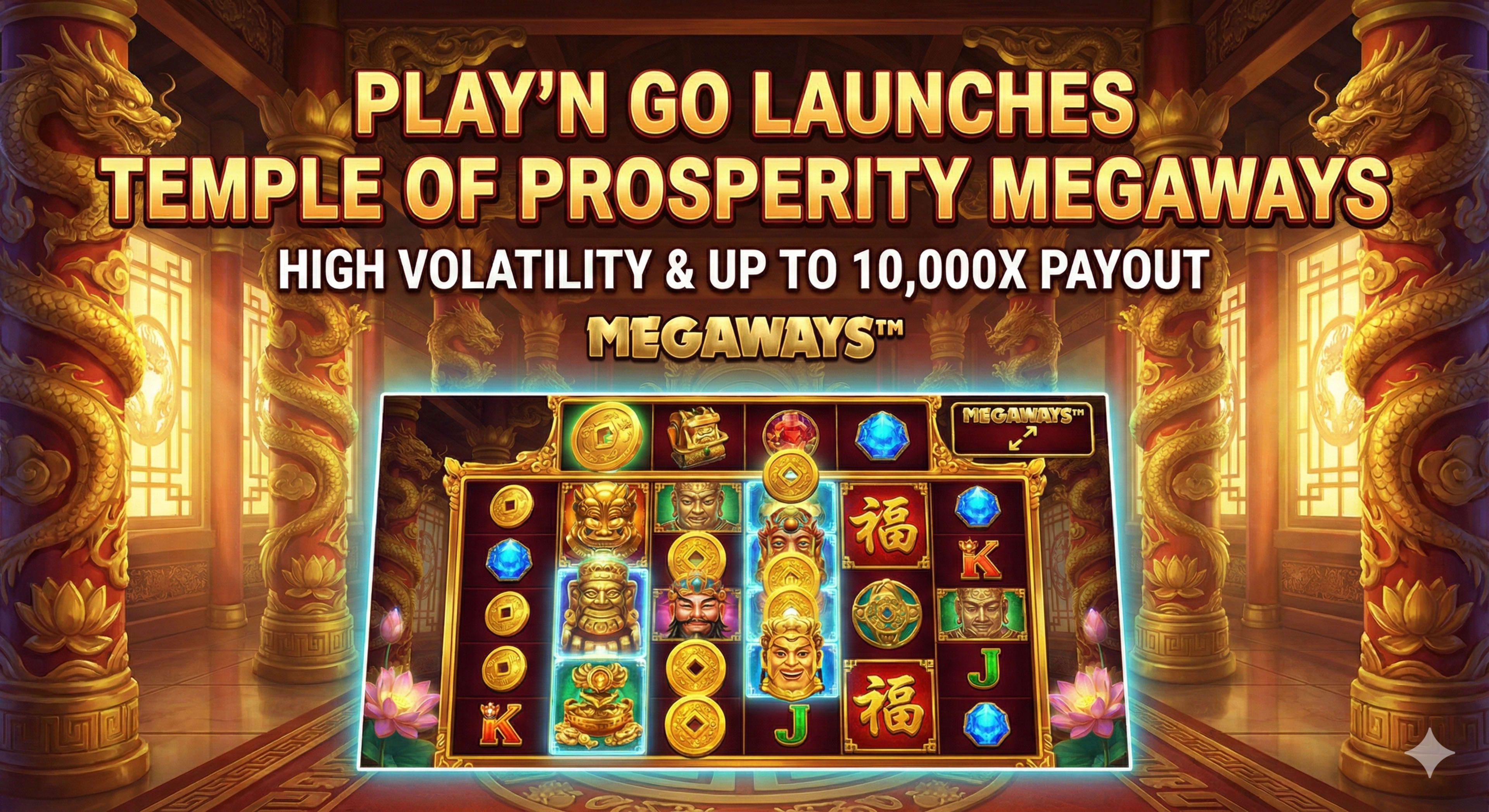 Play’n GO debuts Temple of Prosperity Megaways