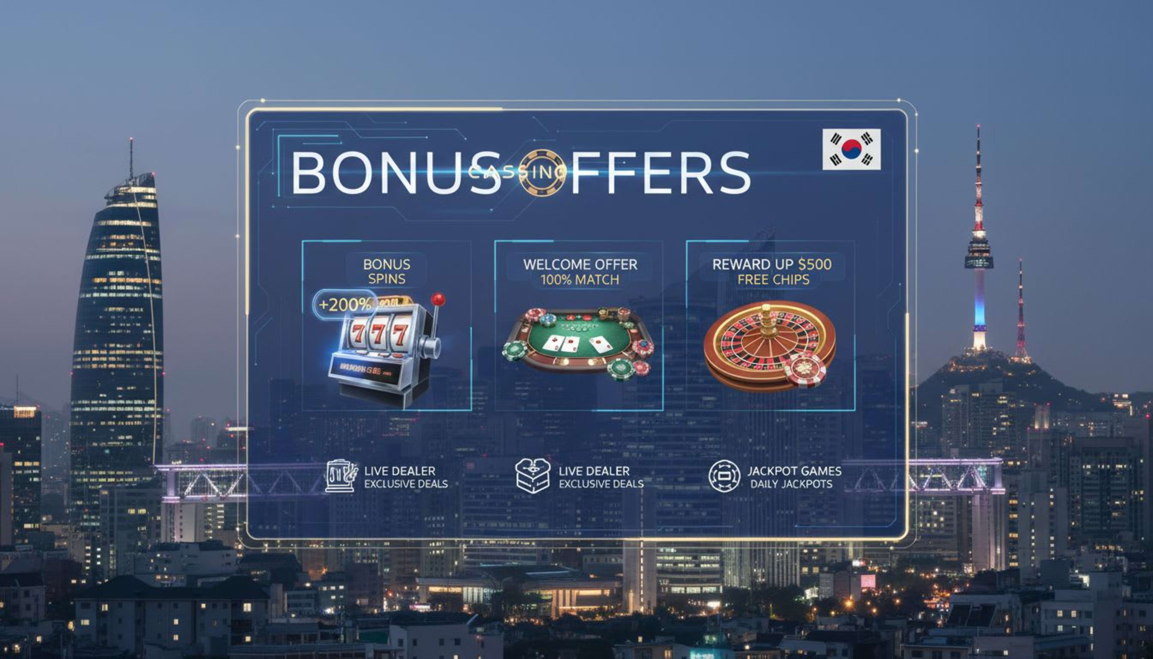 Top Online Casino Bonus Offers in South Korea for 2026 image