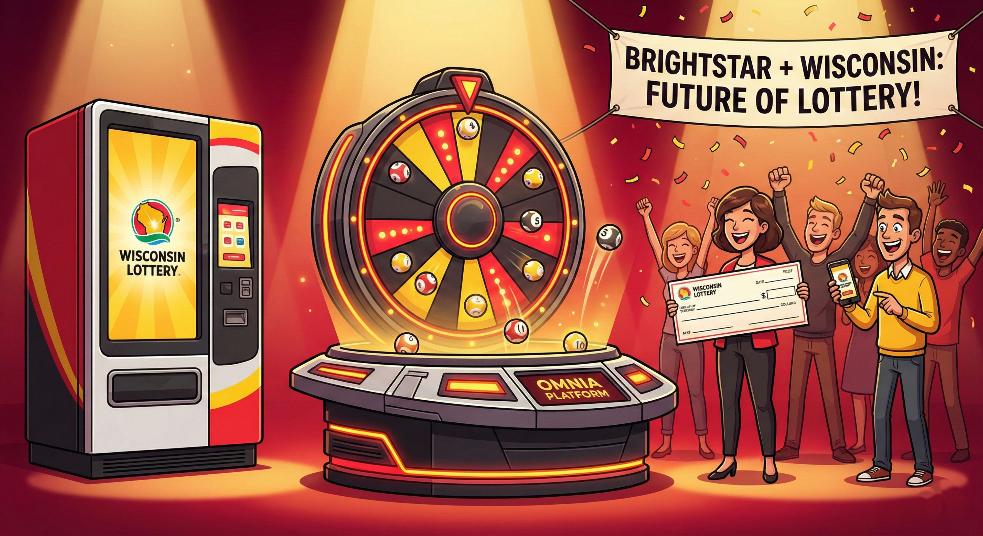 Brightstar Lottery has clinched a major contract with the Wisconsin Lottery to deploy its advanced OMNIA platform and cutting-edge retail technologies.