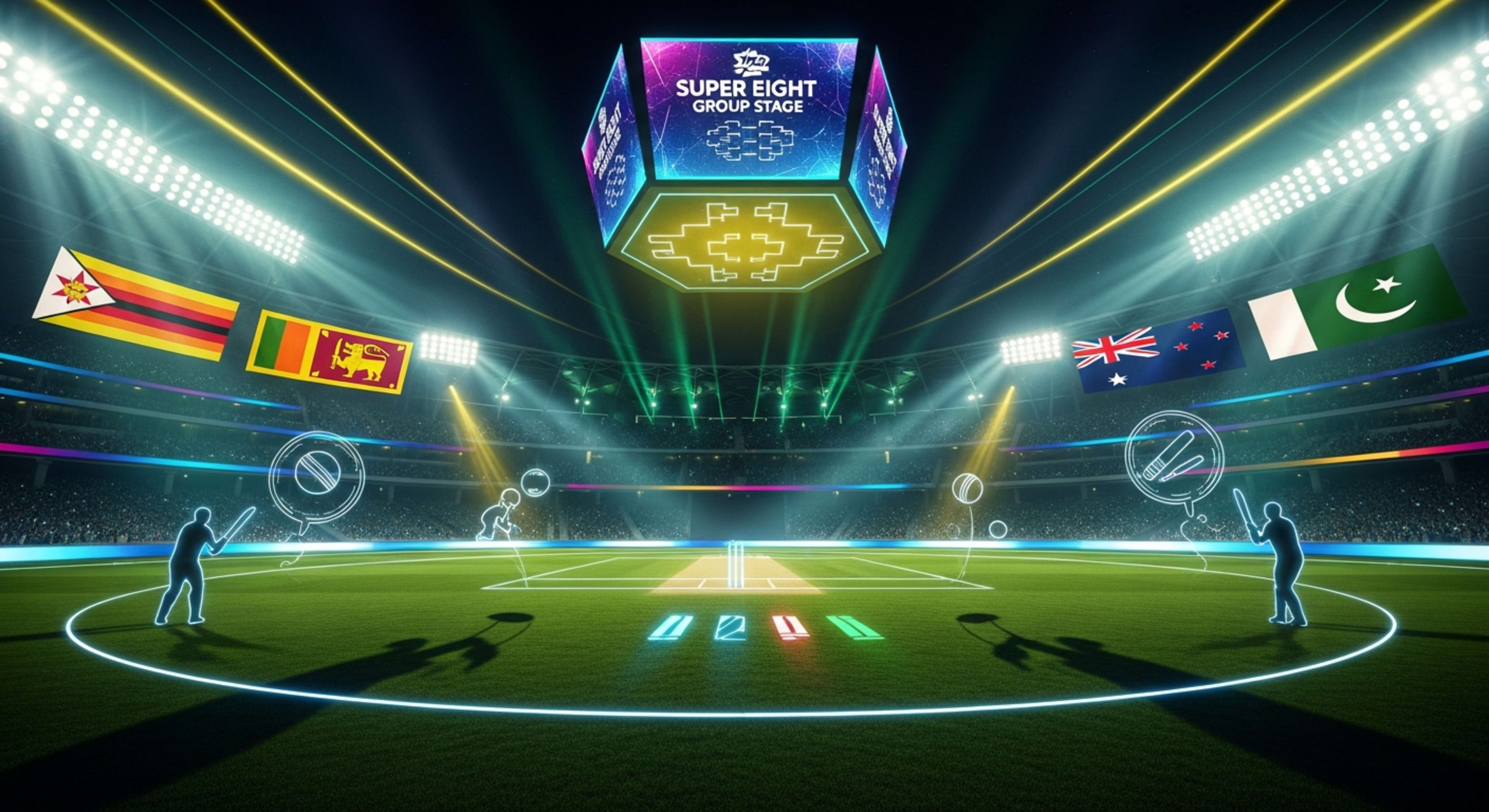 ICC 2026 World Cup Super Eights Results