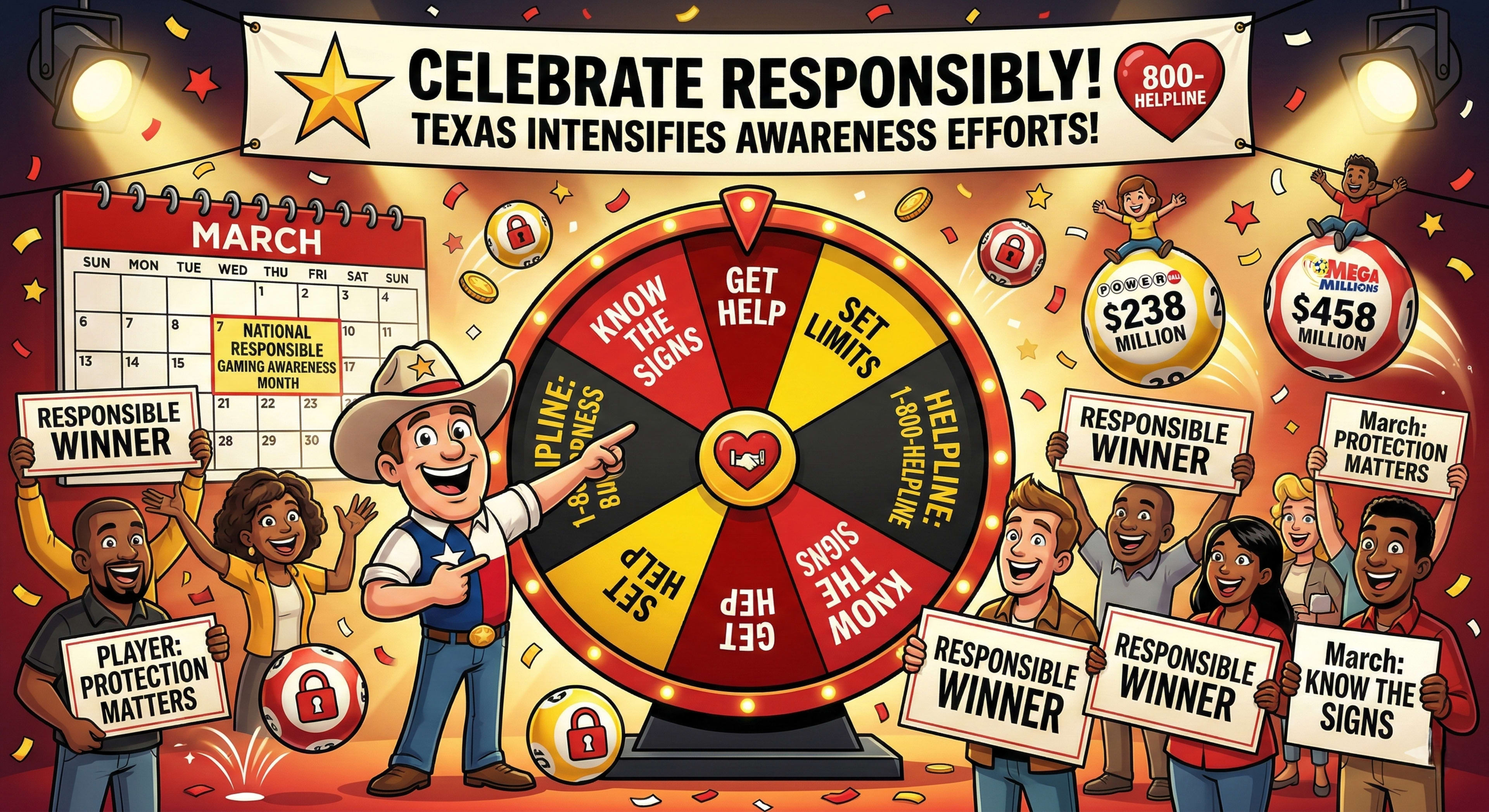 The Texas Lottery is intensifying outreach, training, and public messaging in March