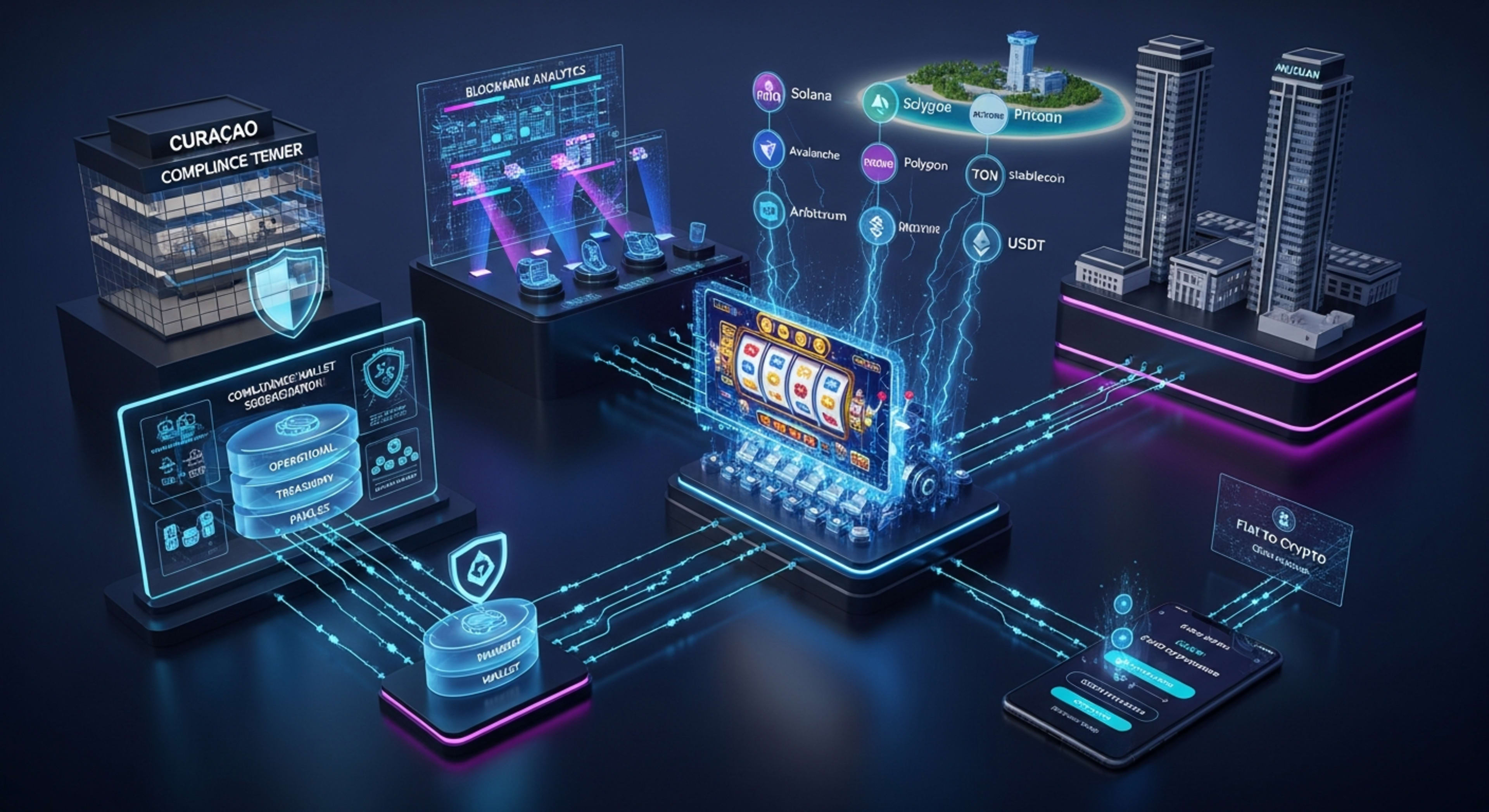 Curacao Tightens Crypto Rules as Multi-Chain Casinos Expand