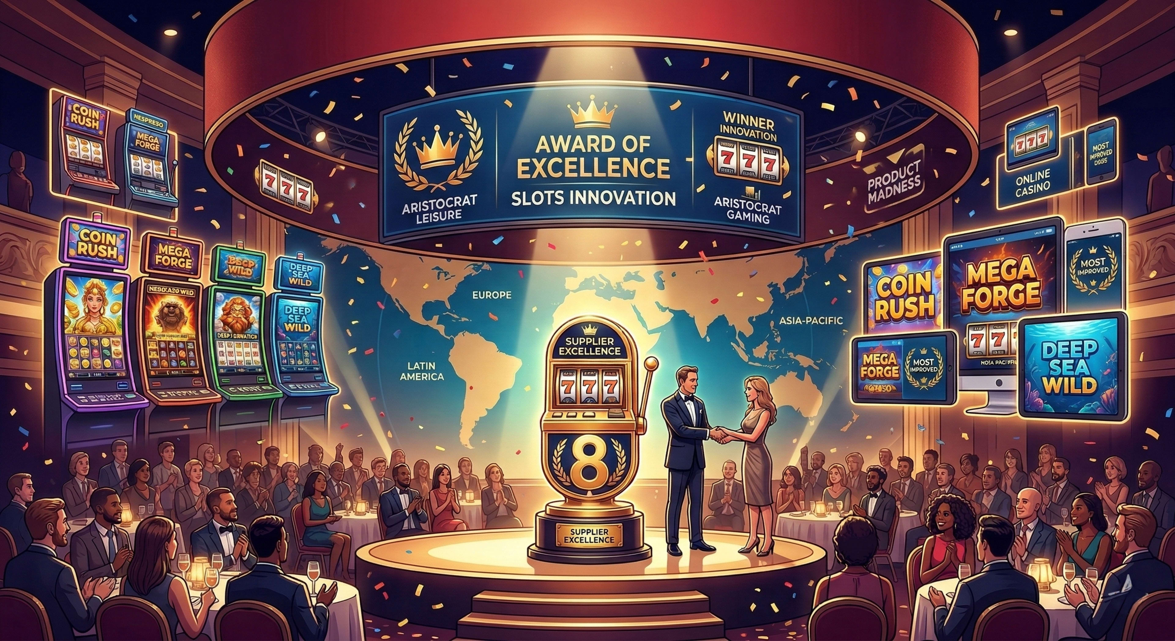 Aristocrat secures top honors for slot content innovation