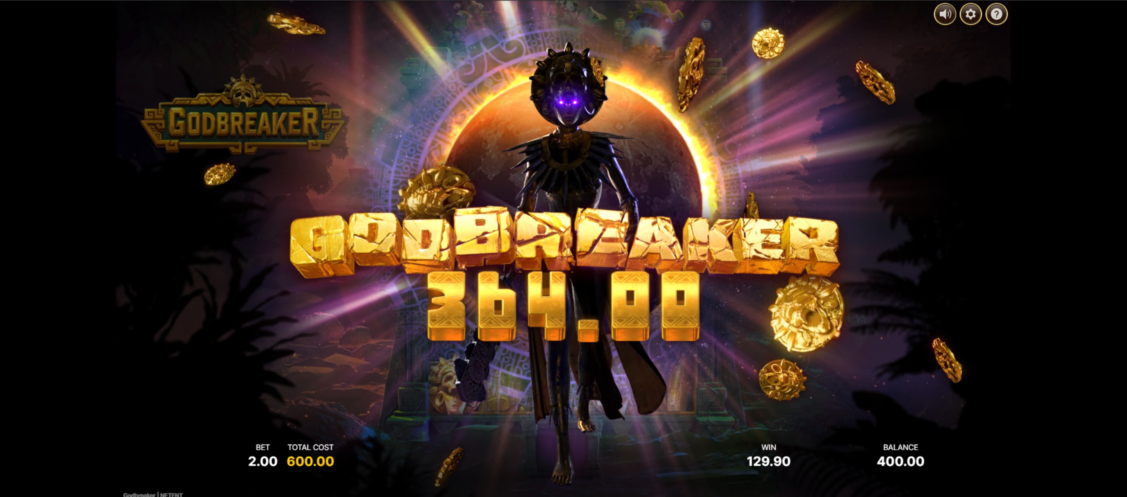 Huge wins at Godbreaker up to 5468x