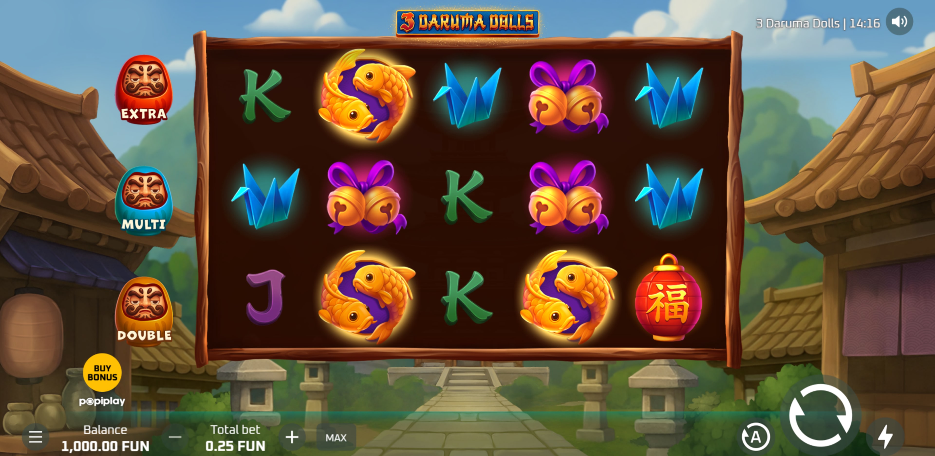 The setting draws on Japanese folklore and temples