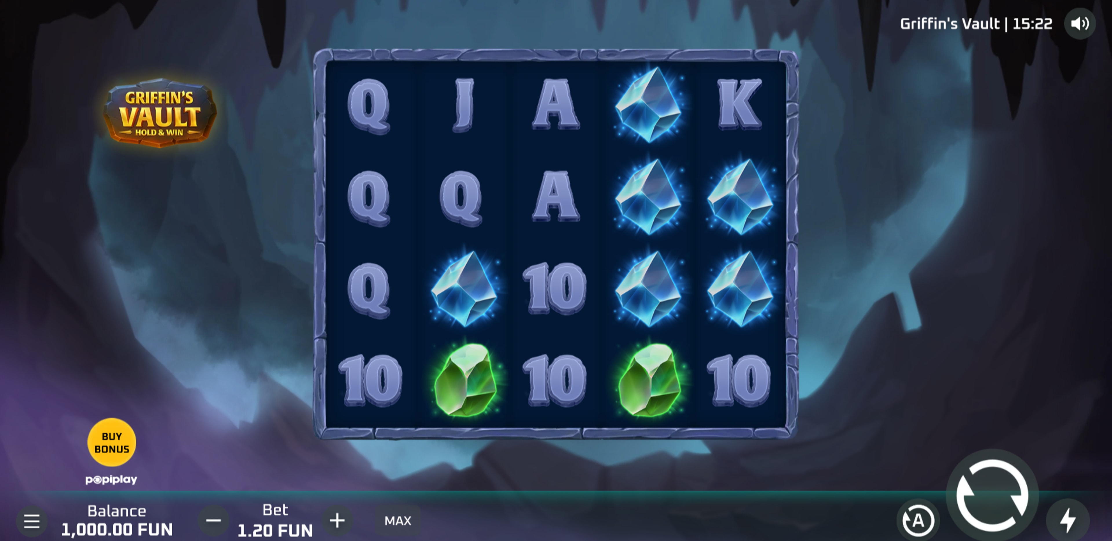 Gruffin's Vault Graphics with a consistent color palette—deep blues, purples, and golds