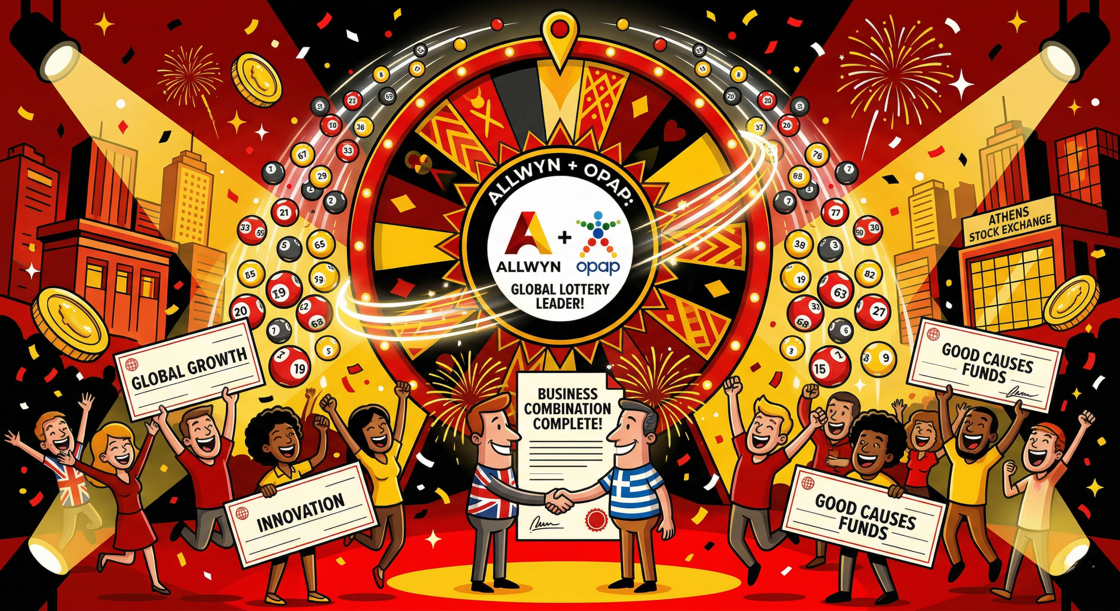 Allwyn AG has finalised its business combination with OPAP S.A