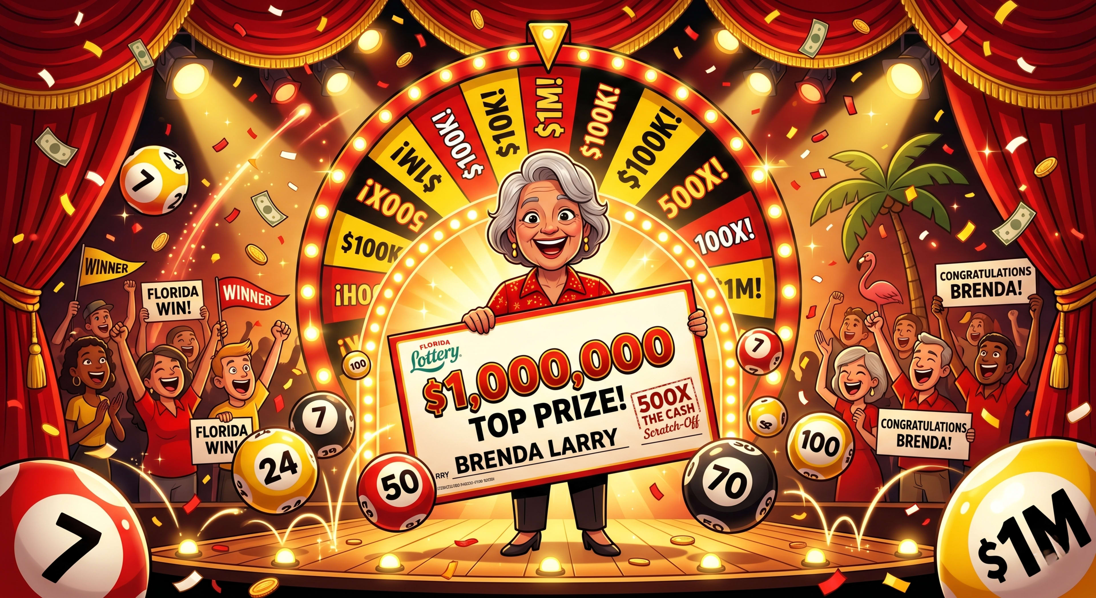 A single $1 million instant win demonstrates the high-value potential of Florida's scratch-off lineup