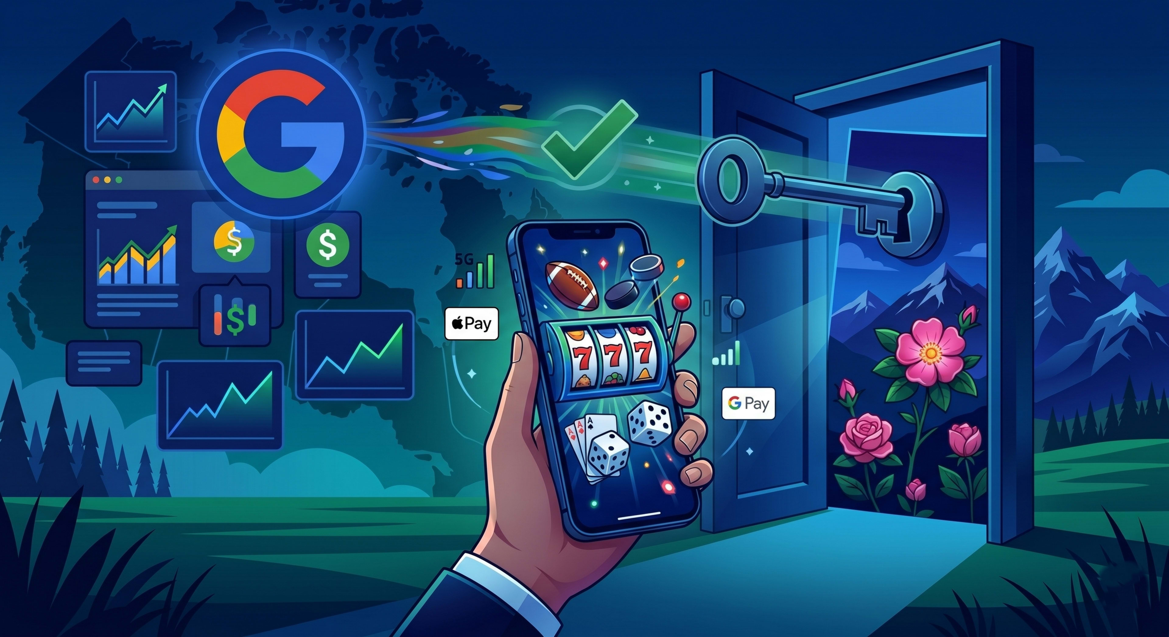 Google Ads now permits licensed online gambling advertising in Alberta