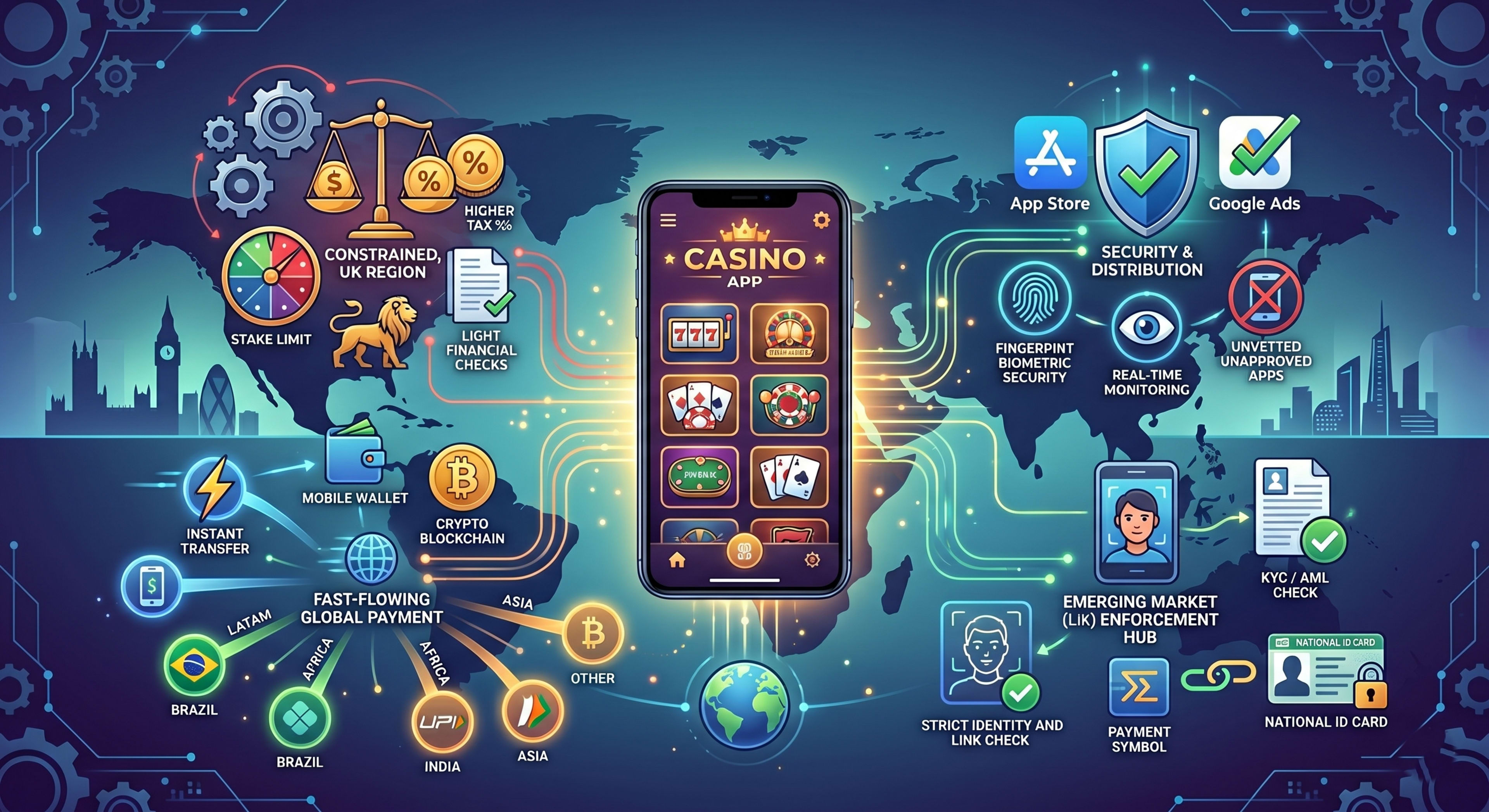 UK operators navigate major 2026 regulatory reforms, including higher taxes, stake limits, and frictionless financial checks,