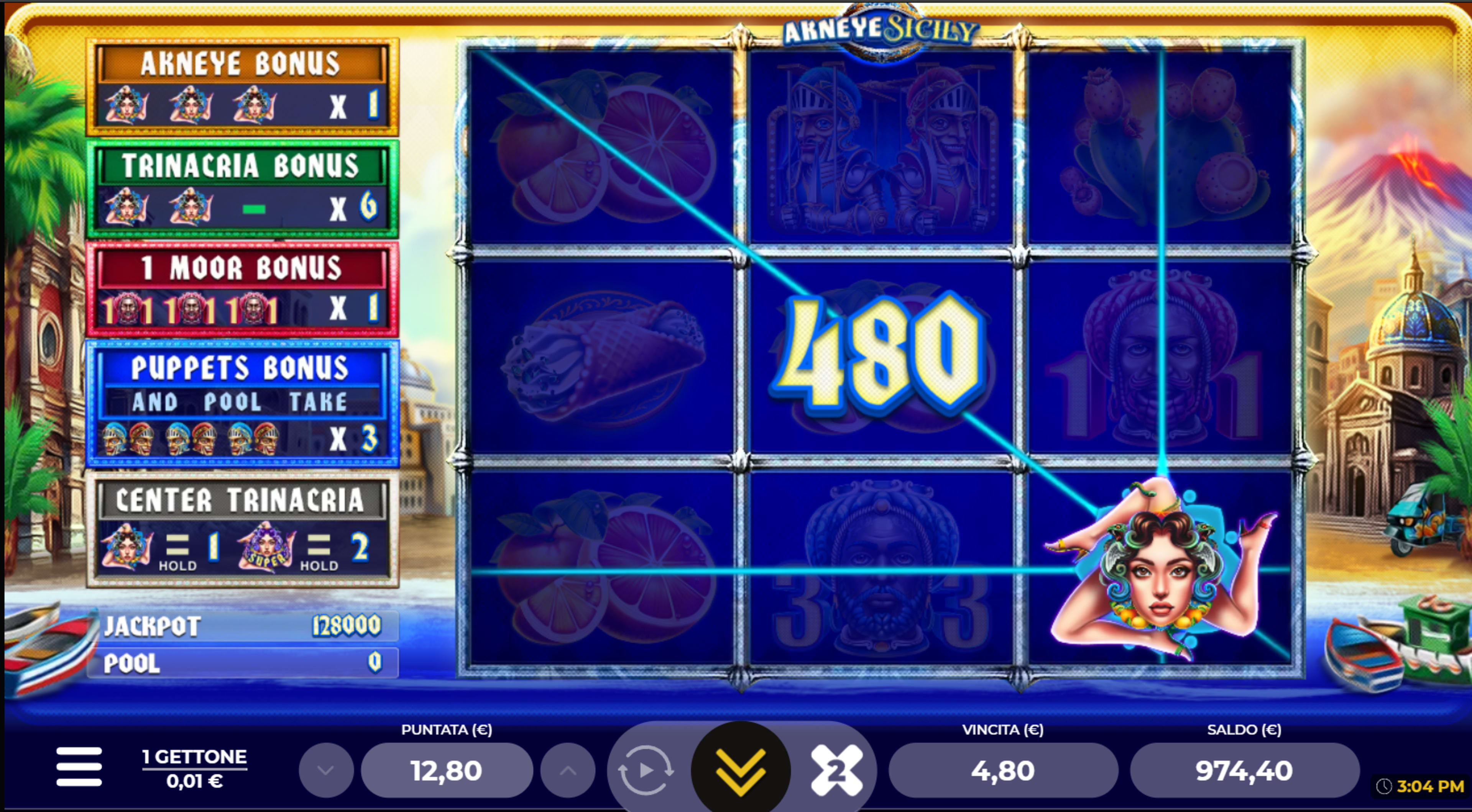 The Wild appears across all three reels and substitutes for all standard pay symbols