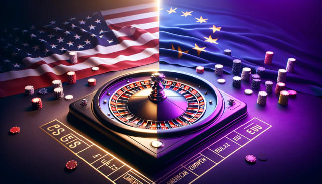 Zgjedhja e një rulete amerikane ose evropiane në një kazino me tregtar të drejtpërdrejtë image