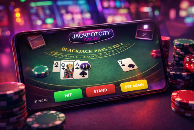 Die besten mobilen Blackjack-Spiele im JackpotCity Casino image