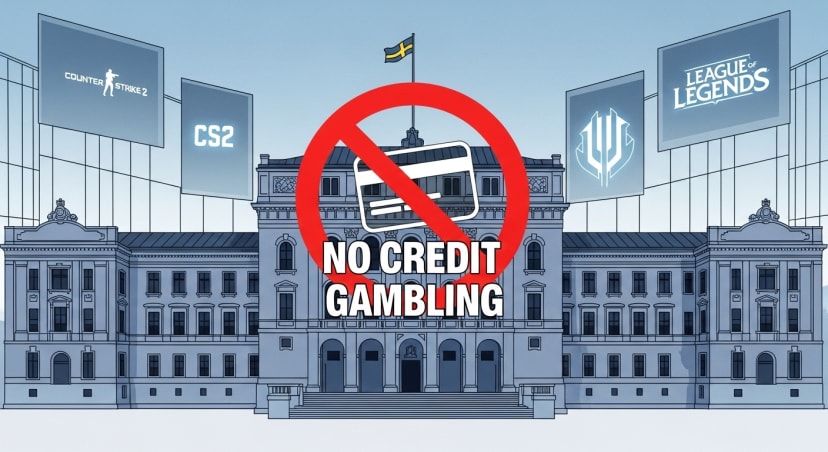 Sweden Introduces Credit Gambling Ban