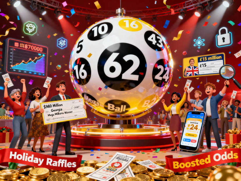 980 million Mega Millions prize, marking the state's largest lottery win