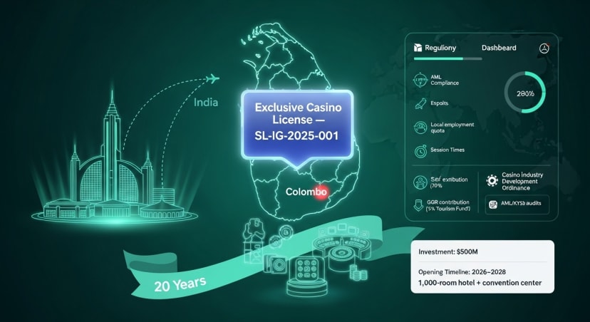 Melco Secures Sri Lanka Casino License