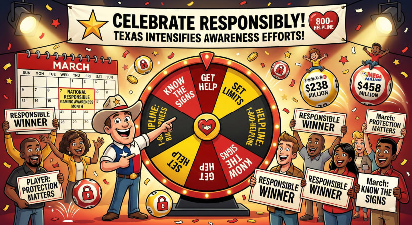 The Texas Lottery is intensifying outreach, training, and public messaging in March