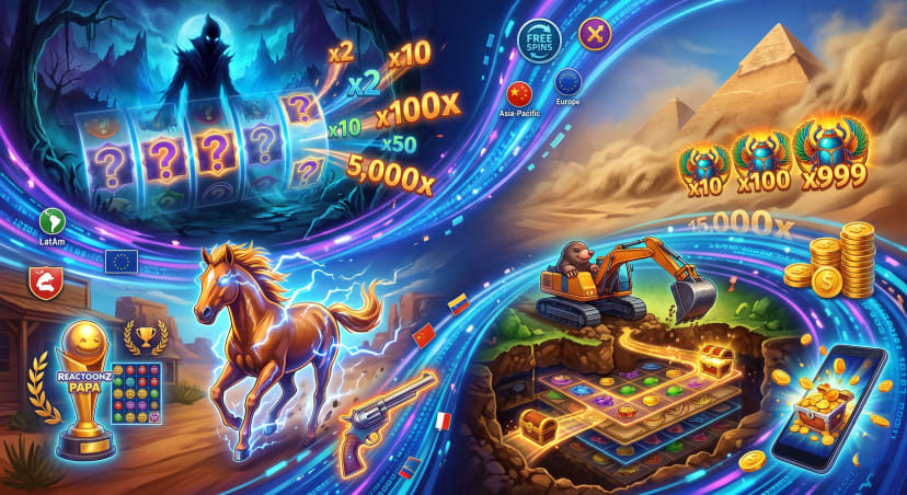 Providers emphasize feature-rich gameplay, multipliers, and player-choice elements