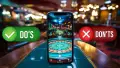 Mobilcasinoetikett: Göra och inte göra för nybörjare